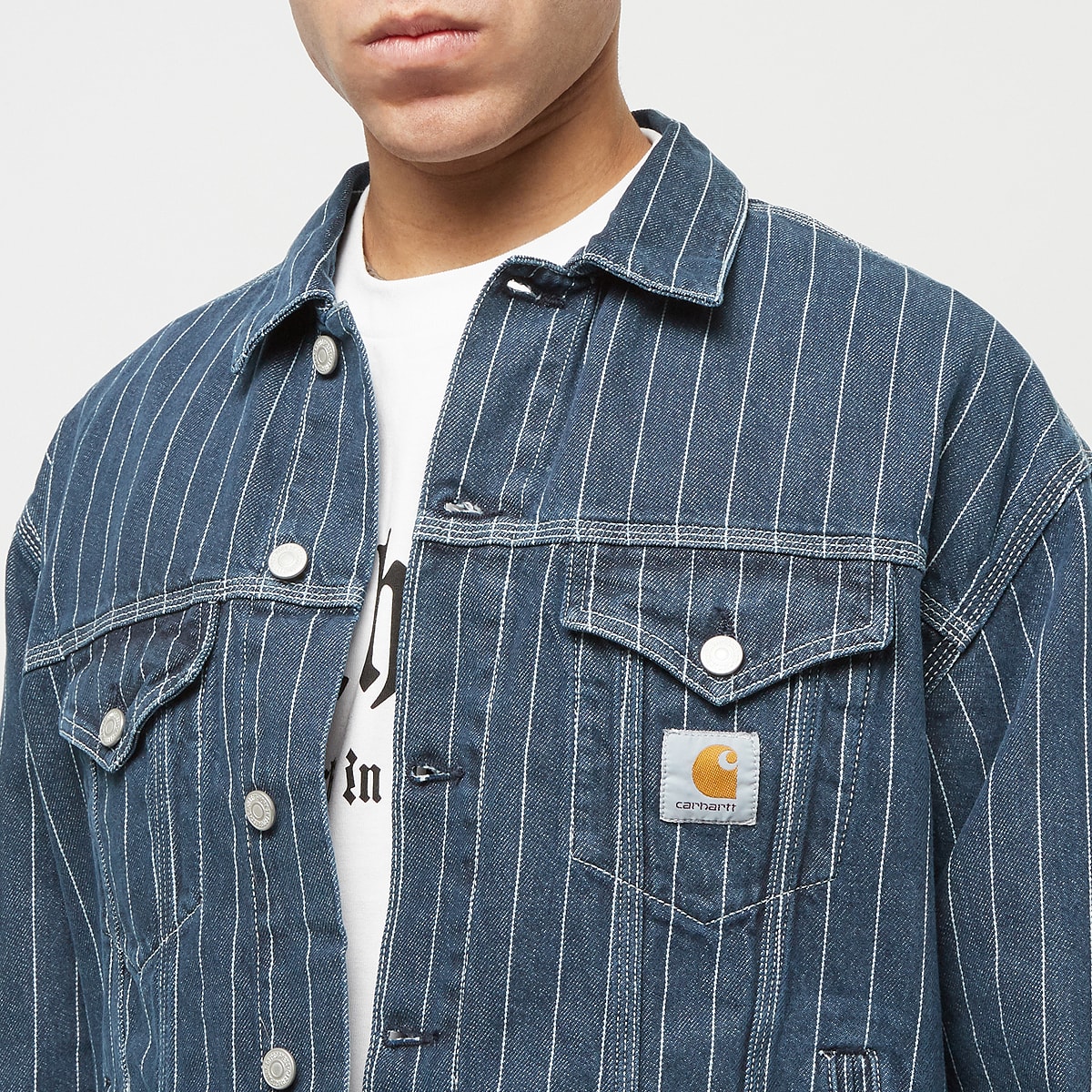 Carhartt WIP Orlean Jacket Spijkerjassen in blauw formaten: XL