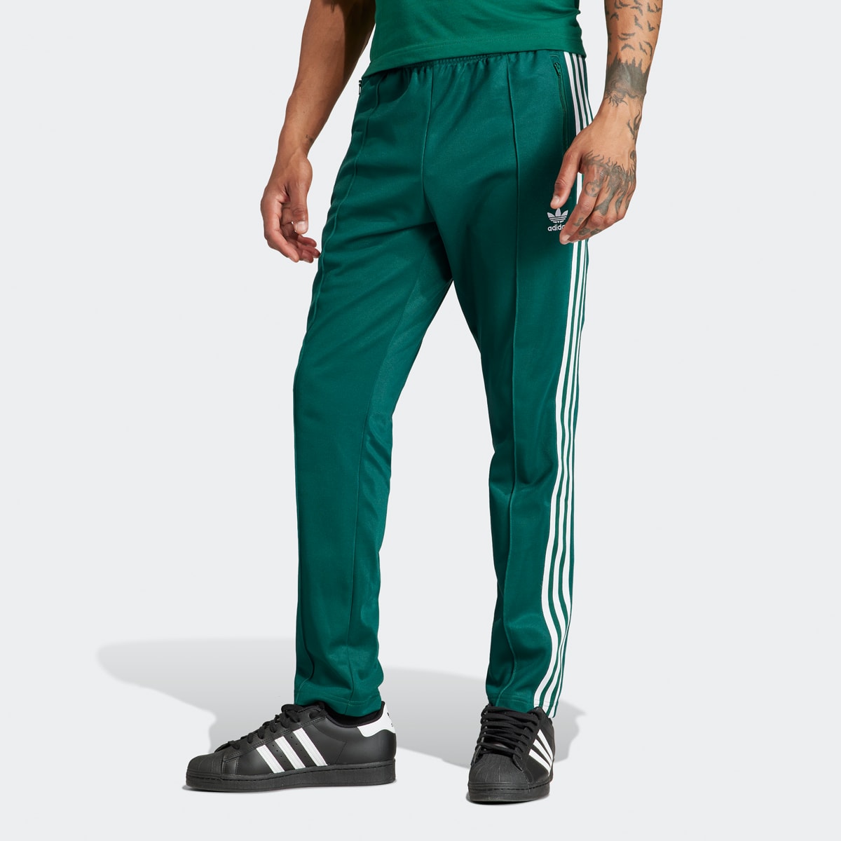 Adidas Originals adicolor Beckenbauer Trackpant Trainingsbroeken in groen formaten: XXL
