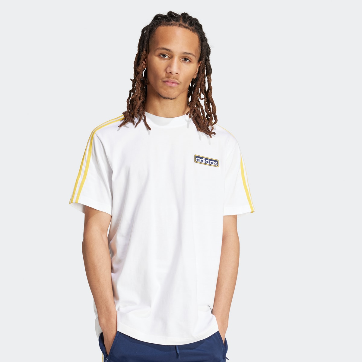 adidas Originals adicolor Adibreak T-Shirt T-Shirts & Polo's in wit formaten: L