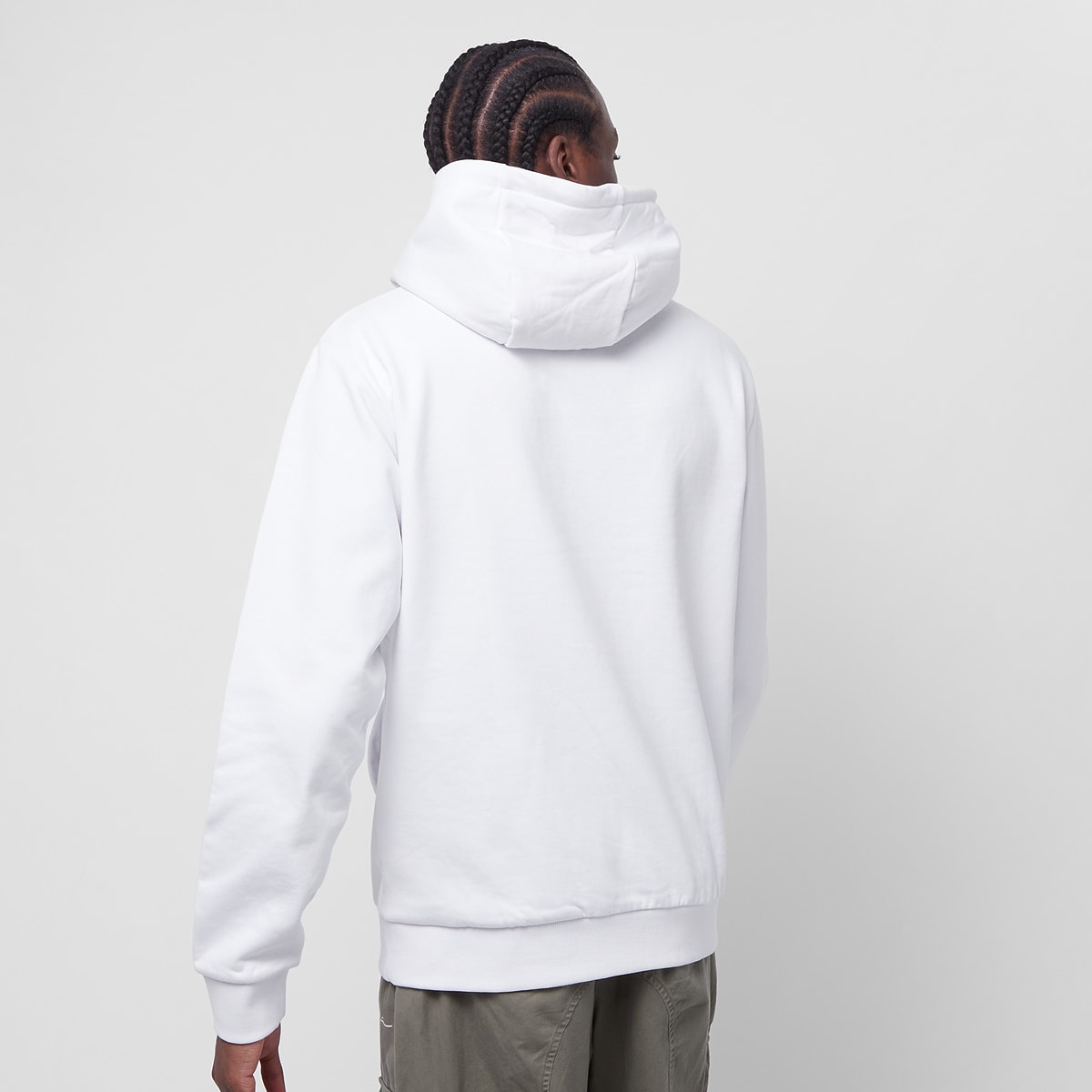 SNIPES Serif Logo Hoodie men Hoodies & Sweaters wit Maat S Kleding