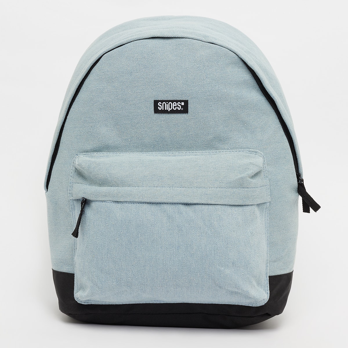 SNIPES Woven Label Basic Logo Denim Backpack Rugzakken in blauw formaten: ONE SIZE