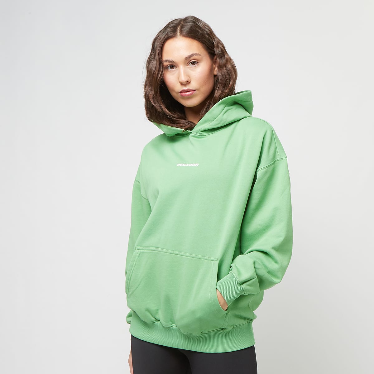 Pegador Atna Logo Oversized Hoodie women Hoodies & Sweaters groen Maat XS Kleding