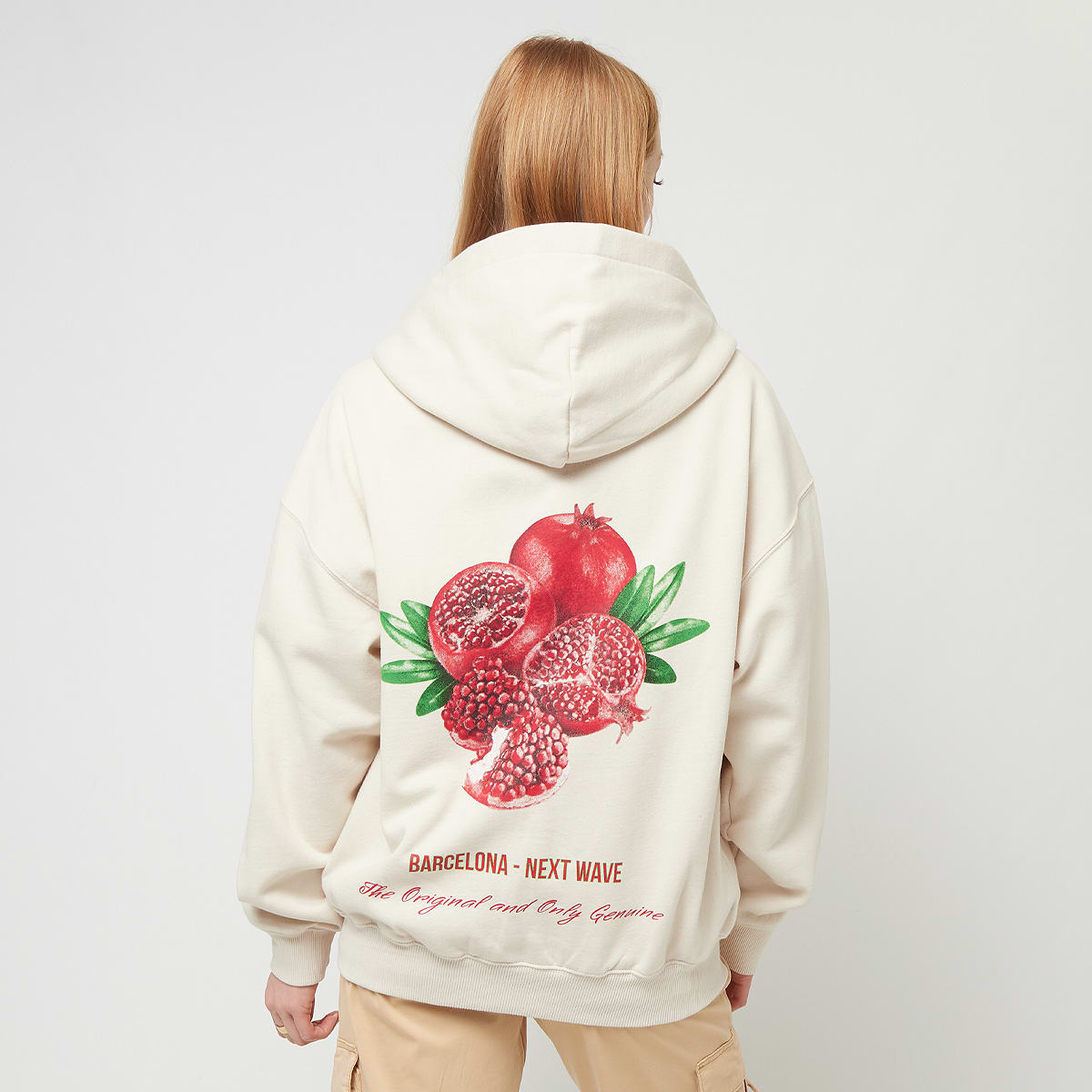 Pegador Balari Oversized Sweat Jacket Hoodies & Sweaters in beige formaten: XS
