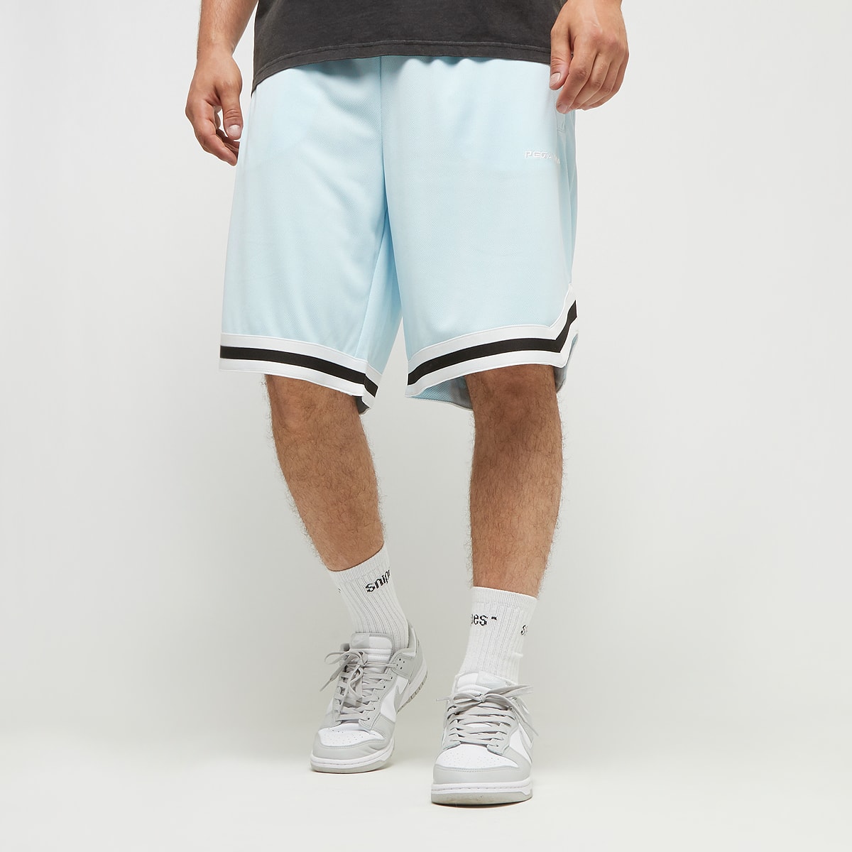 Pegador Lansing Baskteball Shorts men Sportshorts blauw Maat S Kleding