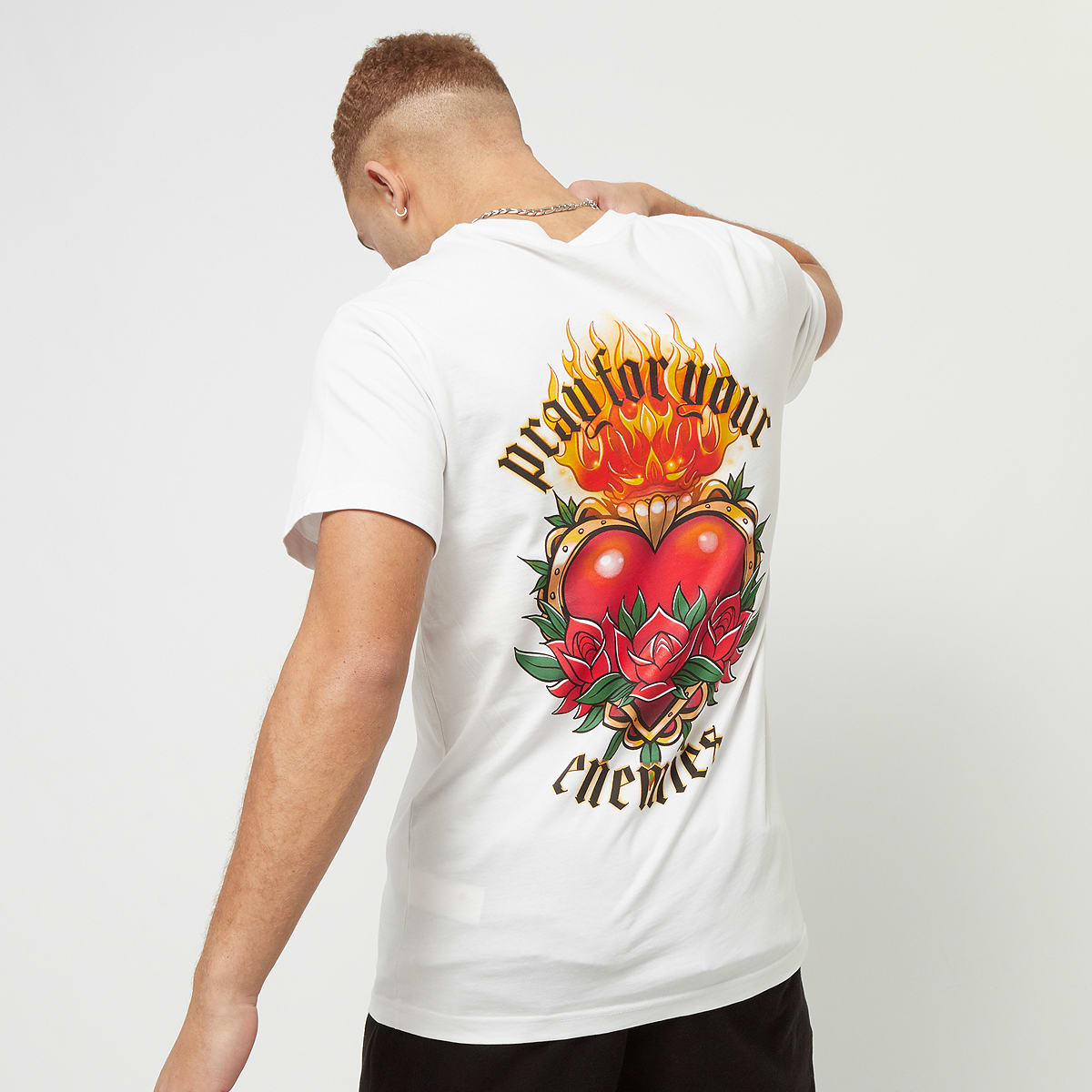 Mister Tee, Pray For Your Enemies Tee, white