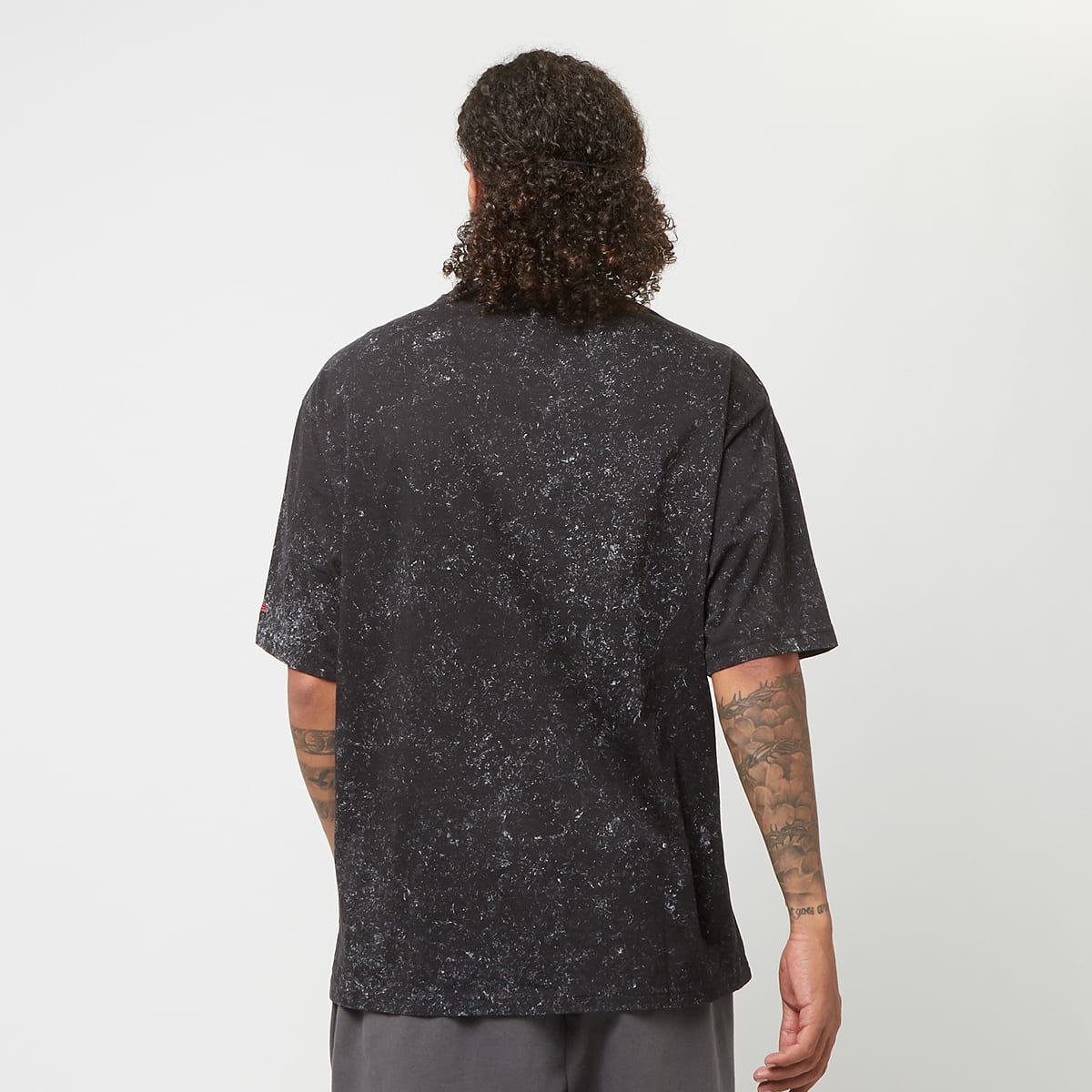 new era NBA Washed Oversized Tee men T-Shirts & Polo's zwart Maat XS Kleding