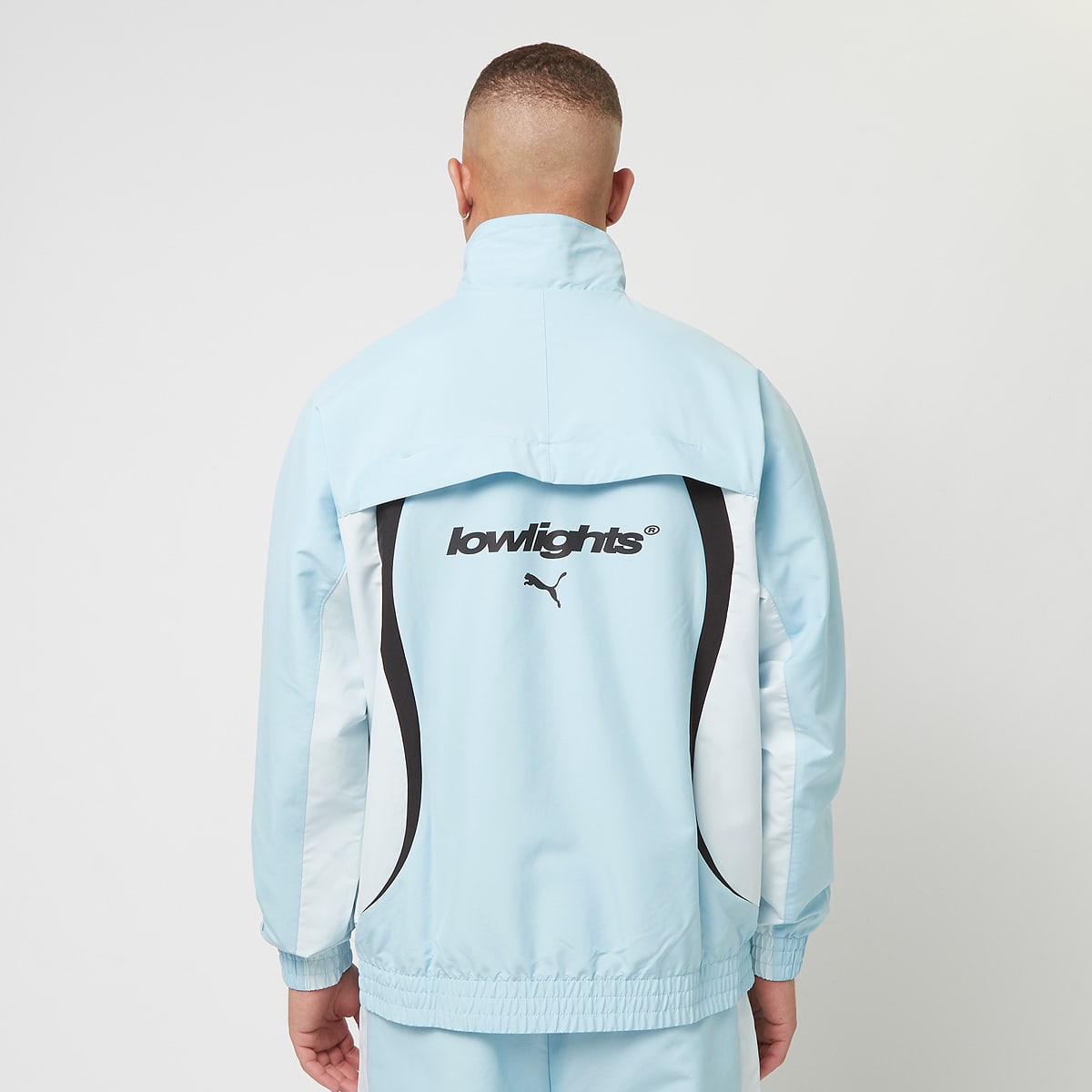 PUMA x Low Lights Cellerator Blazon Track Jacket Puma men Trainingspakken blauw Maat S Kleding