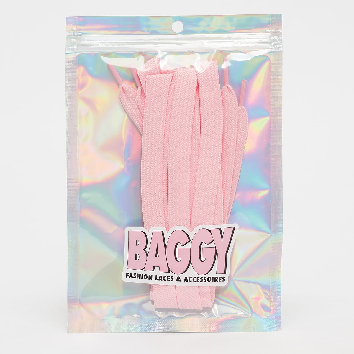 Selected, BAGGY, Fat Laces 2 Layer 160cm, light pink
