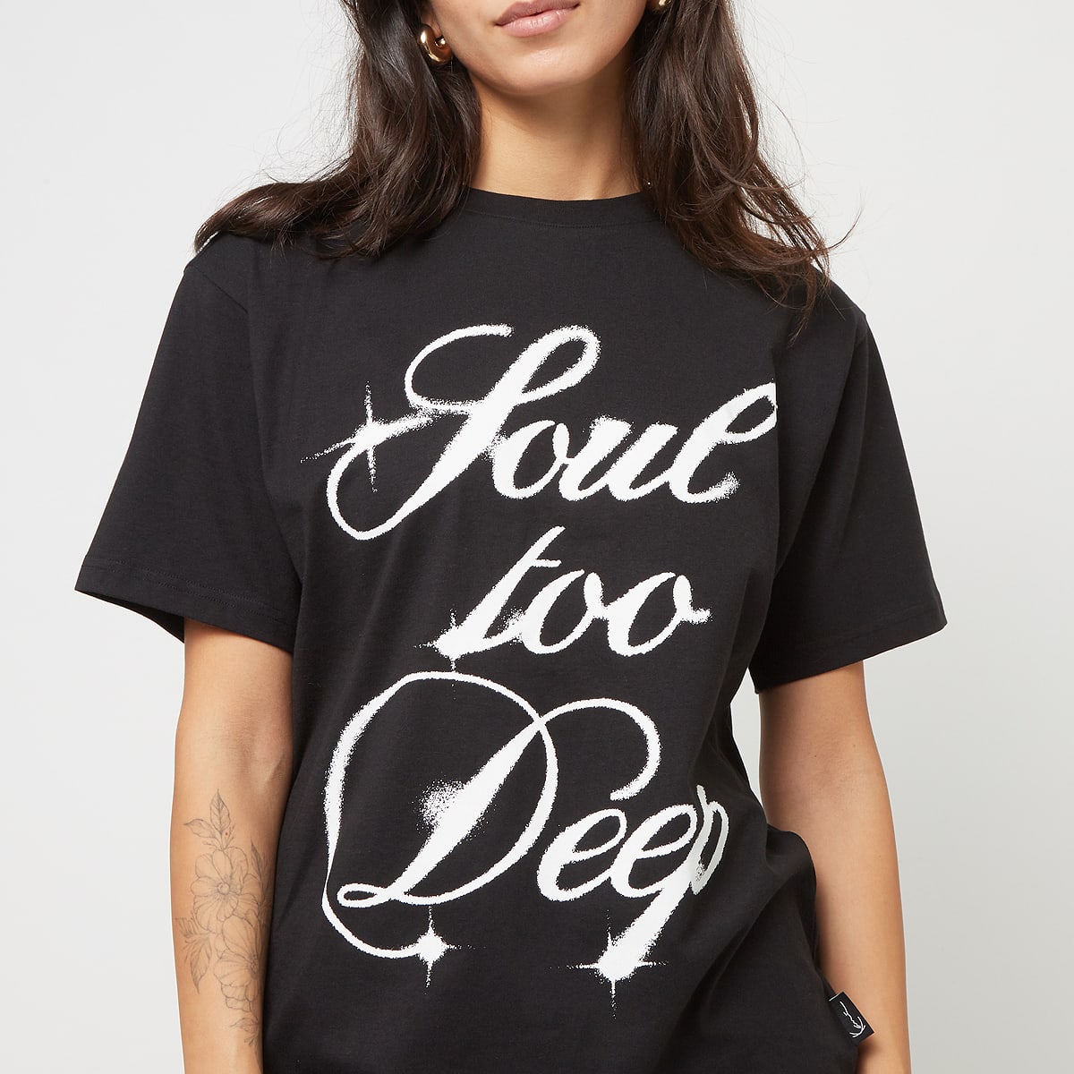 Karl Kani Woven Signature Oversized Print Tee T-Shirts & Polo's in zwart formaten: XS