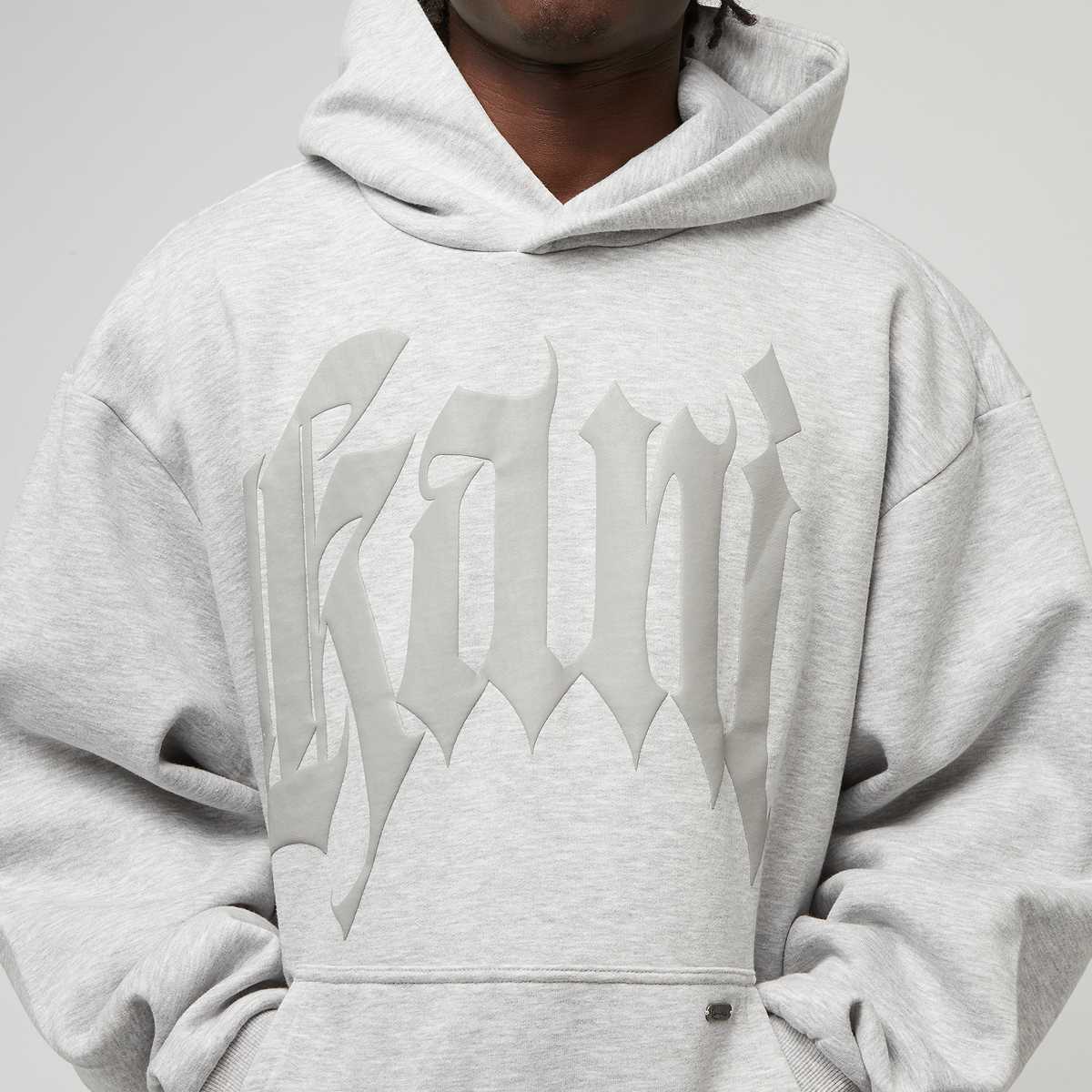 Karl Kani Puffy Oversized Hoodie men Hoodies & Sweaters grijs Maat S Kleding
