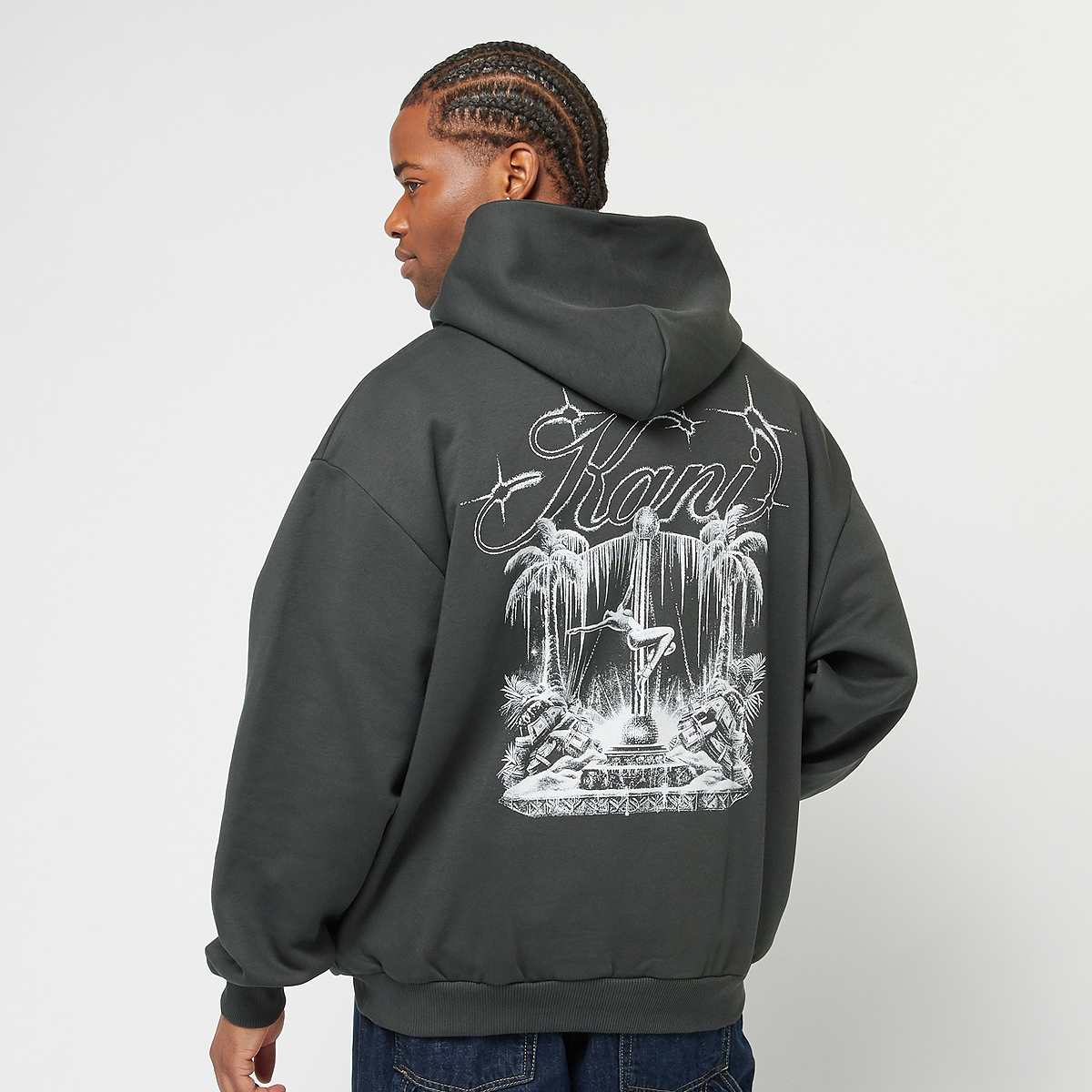 Karl Kani, Icy Dancer Backprint Hoodie, grey
