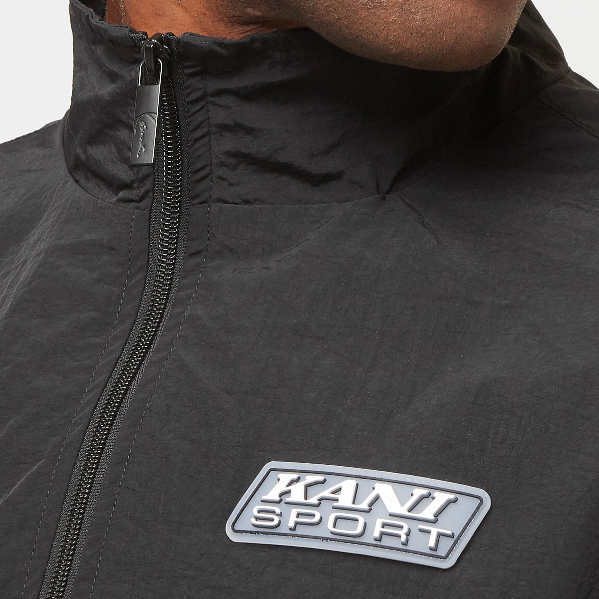 Karl Kani Sport Patch Essential Trackjacket men Trainingspakken zwart Maat S Kleding