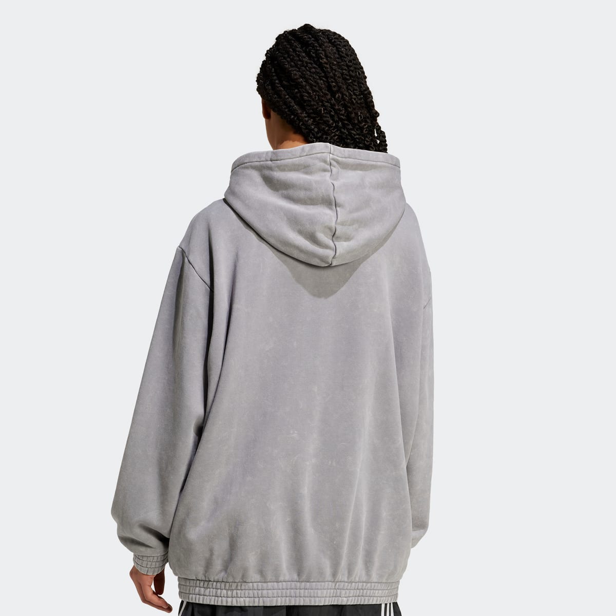 adidas Originals Wash Zip Hoodie women Hoodies & Sweaters grijs Maat XS Kleding