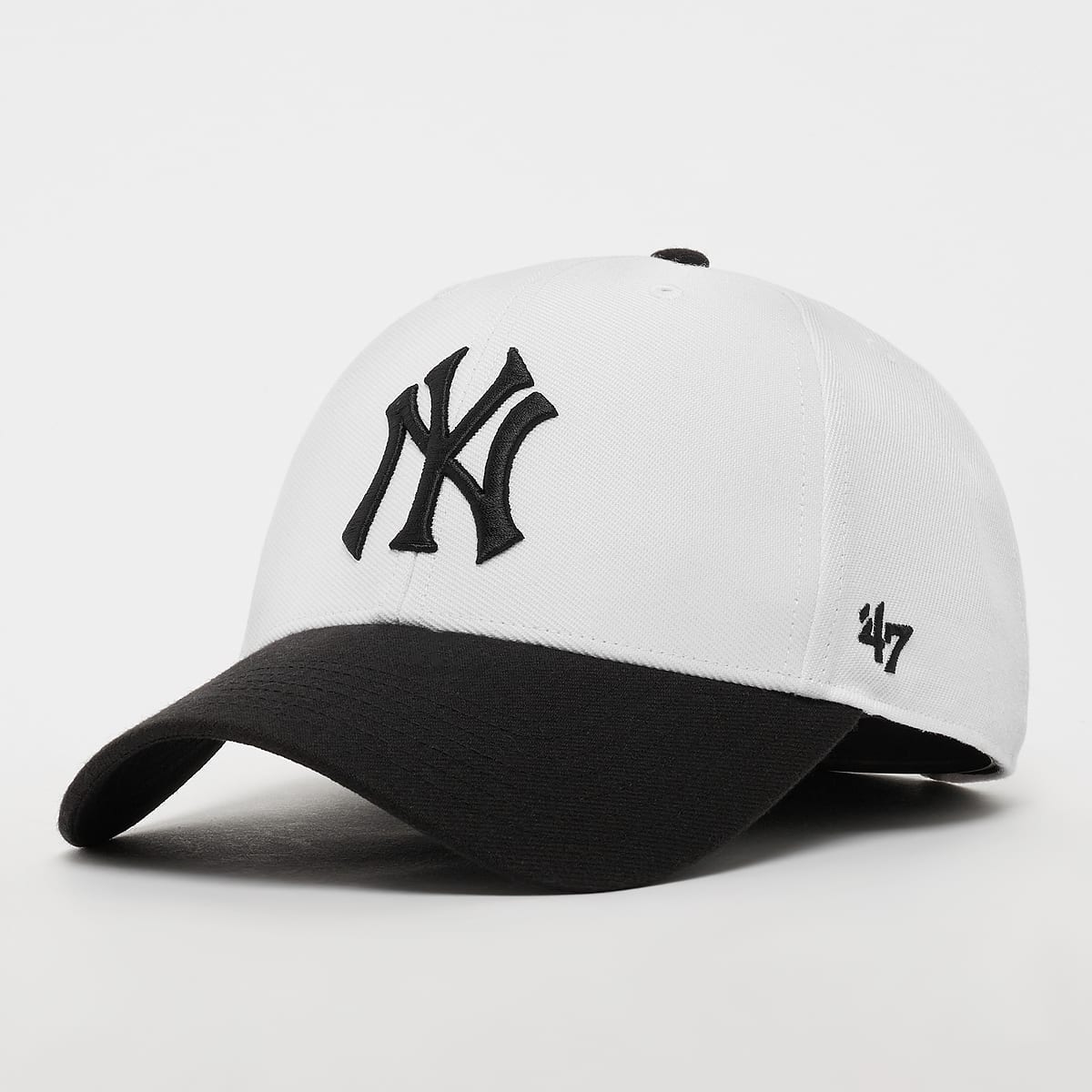 '47 MVP Sure Shot Snapback MLB New York Yankees Caps in wit formaten: ONE SIZE
