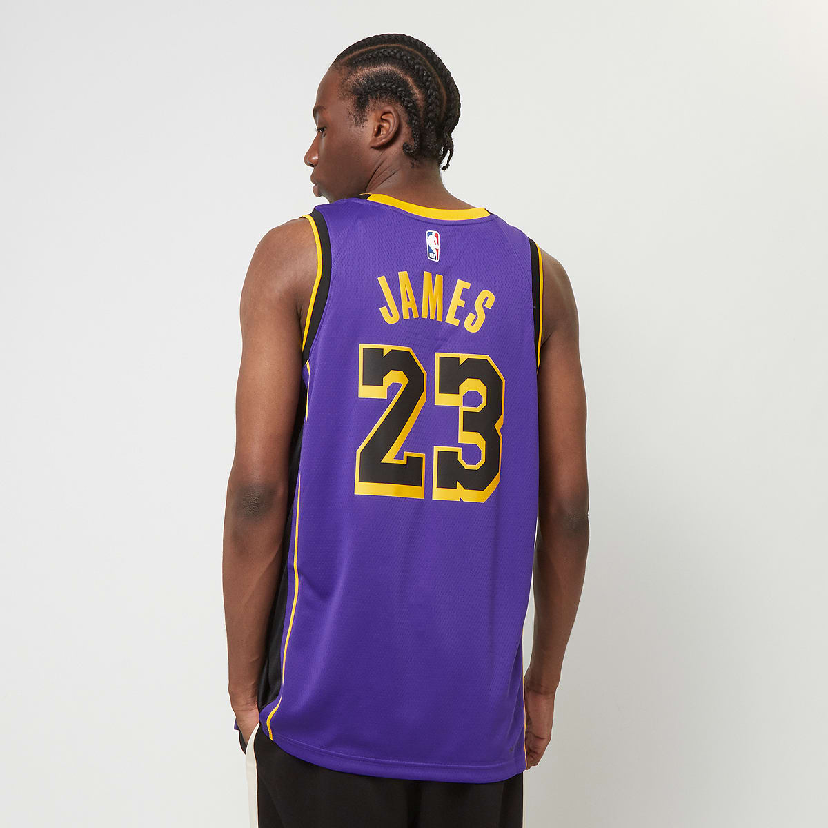 Jordan LeBron James Los Angeles Lakers Statement Edition Dri-FIT NBA Swingman Jersey men Jersey's roze Maat S Kleding
