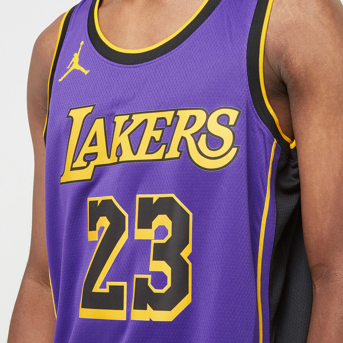 Jordan LeBron James Los Angeles Lakers Statement Edition Dri-FIT NBA Swingman Jersey men Jersey's roze Maat S Kleding
