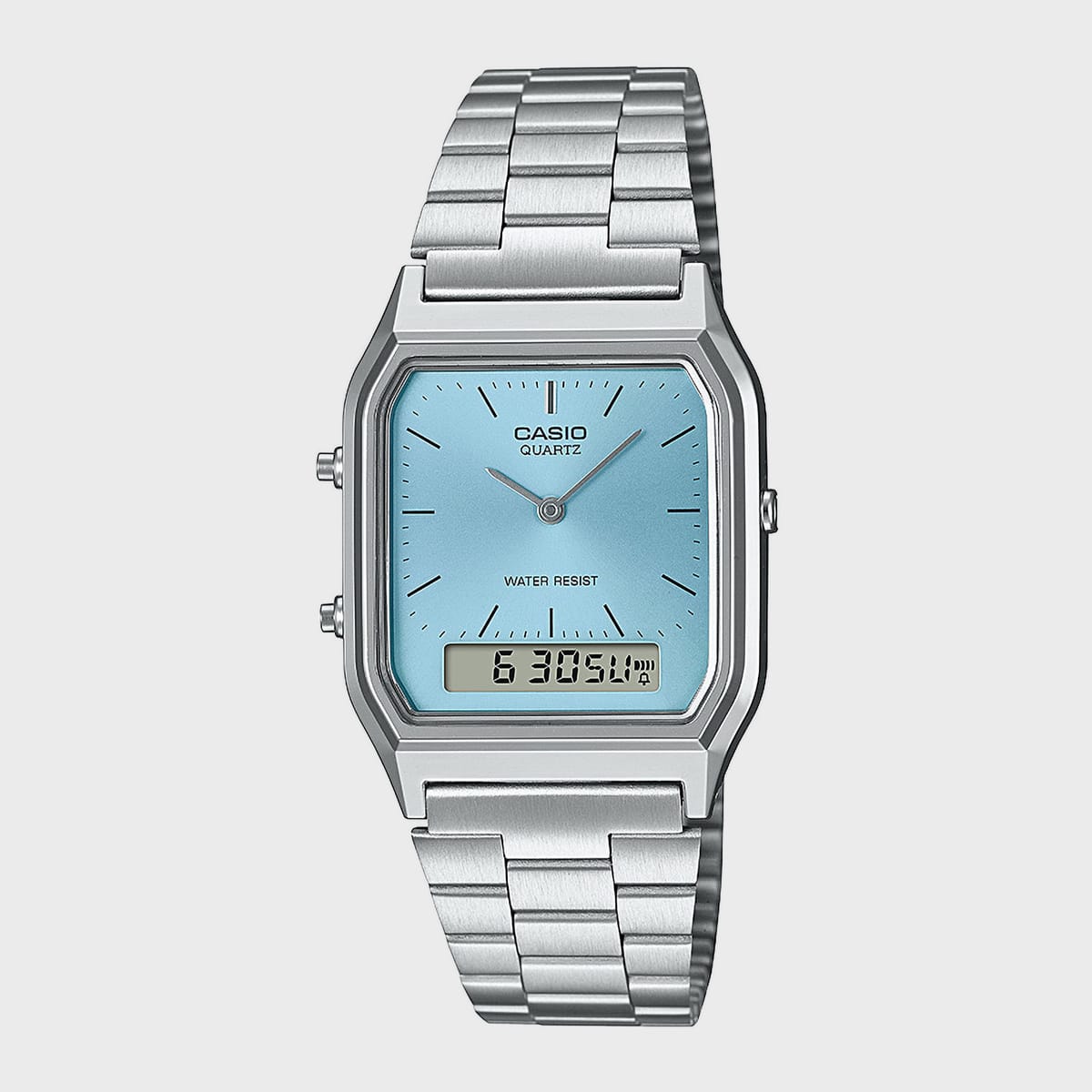 CASIO, AQ-230A-2A1MQYES, silver