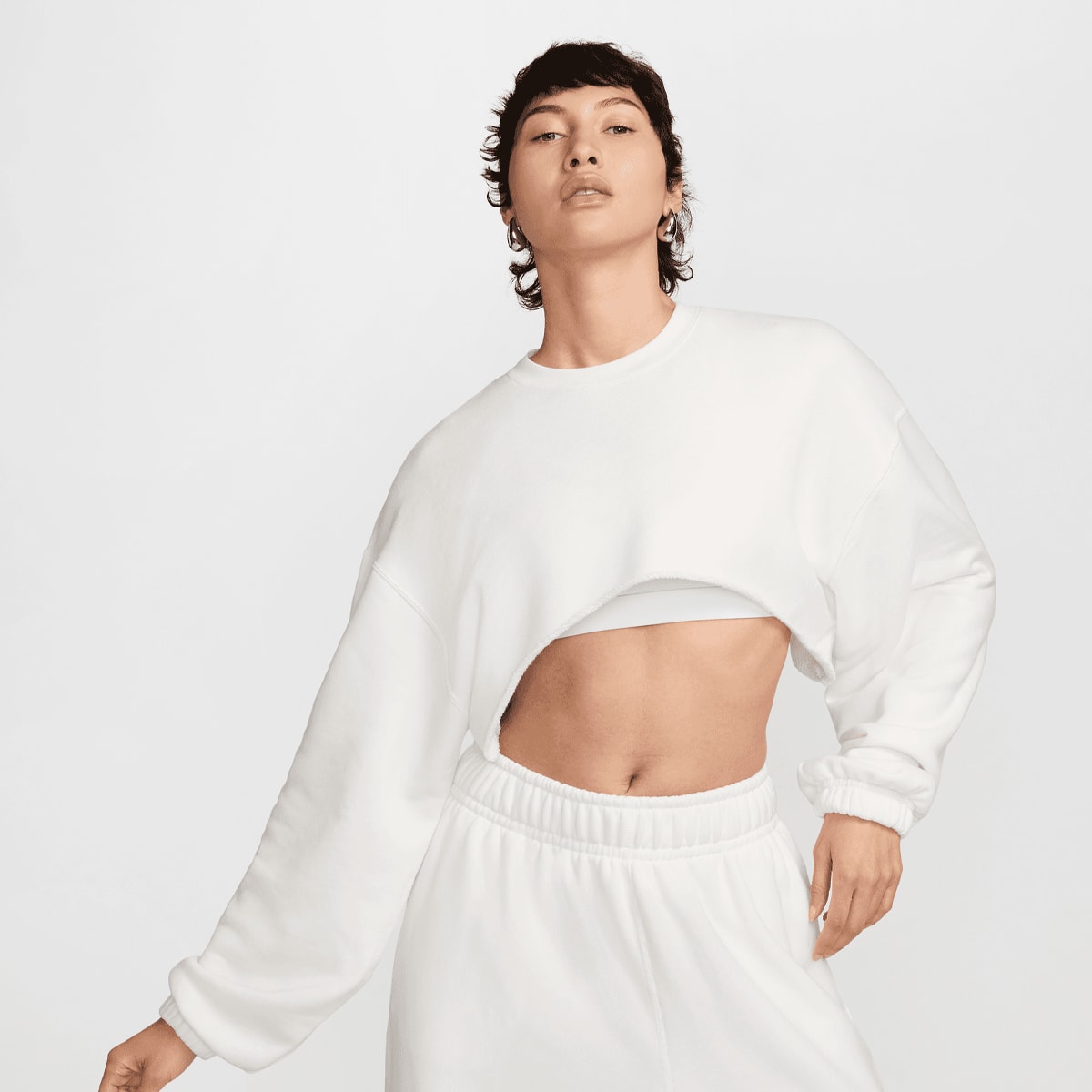 Nike Sportswear Dance Oversized Shrug women Hoodies & Sweaters wit Maat L Kleding