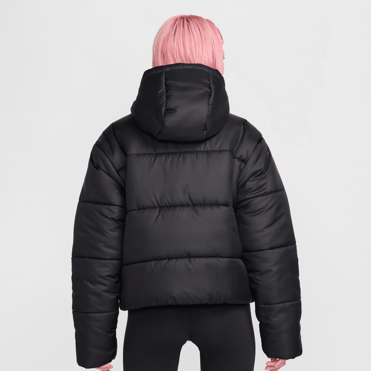 Nike Sportswear Classic loose Puffer Jacket women jackets zwart Maat XS Kleding