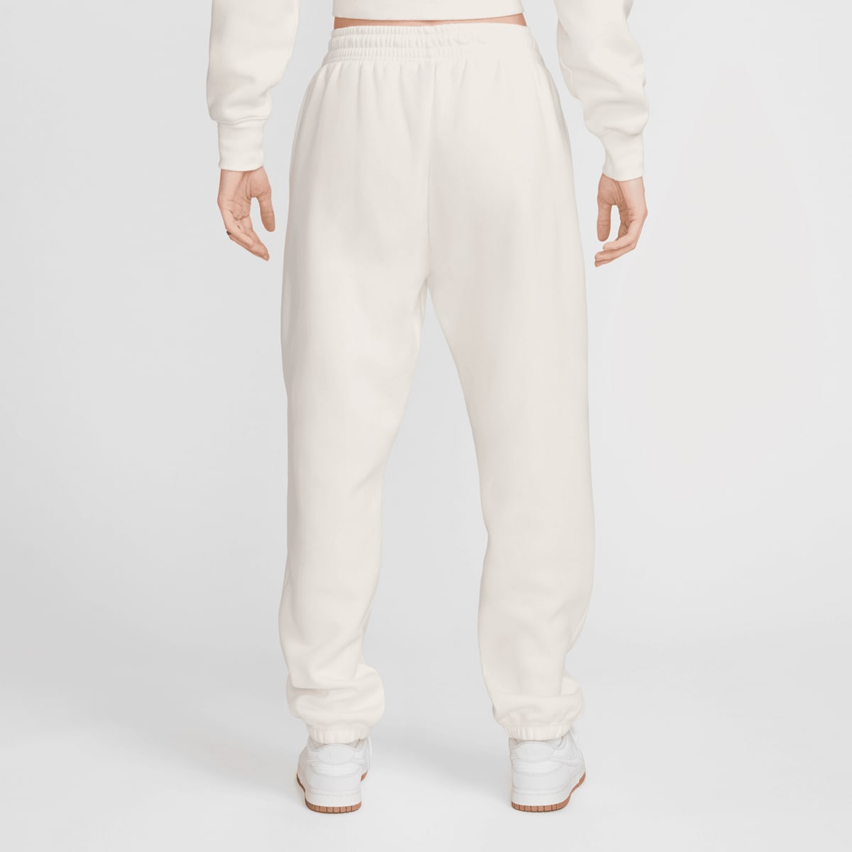 Nike Sportswear Phoenix Fleece High Rise Oversized Pants Trainingsbroeken in beige formaten: XS