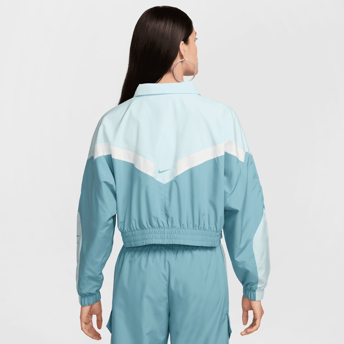 Nike Sportswear Woven Jacket Trainingspakken in blauw formaten: XS