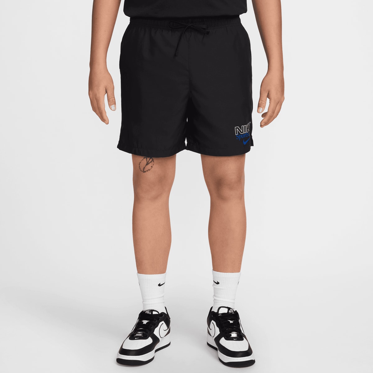 Nike Sportswear Woven Graph Shorts men Sportshorts zwart Maat XL Kleding