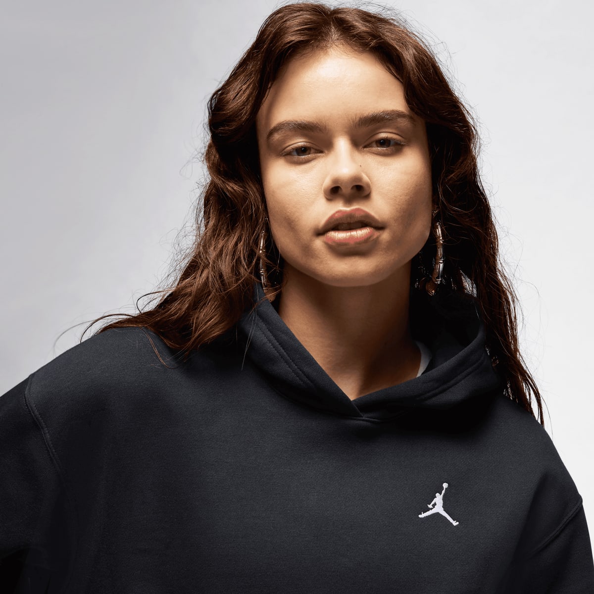 Jordan Brooklyn Fleece Pullover 24 women Hoodies & Sweaters zwart Maat XS Kleding