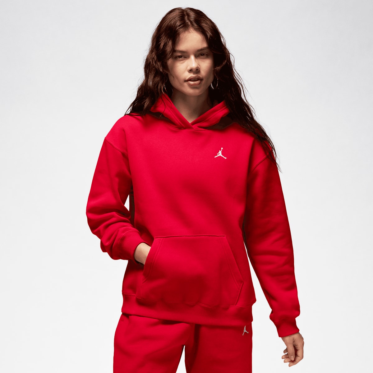 Jordan Brooklyn Fleece Pullover 24 women Hoodies & Sweaters rood Maat XS Kleding