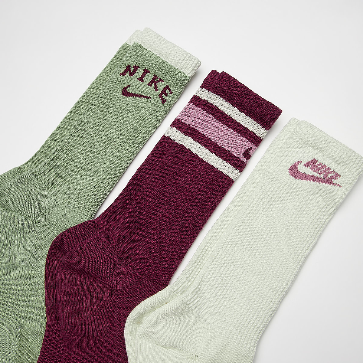 Nike 3 PACK Everyday Plus Crew Sokken in multicolor formaten: 42-46