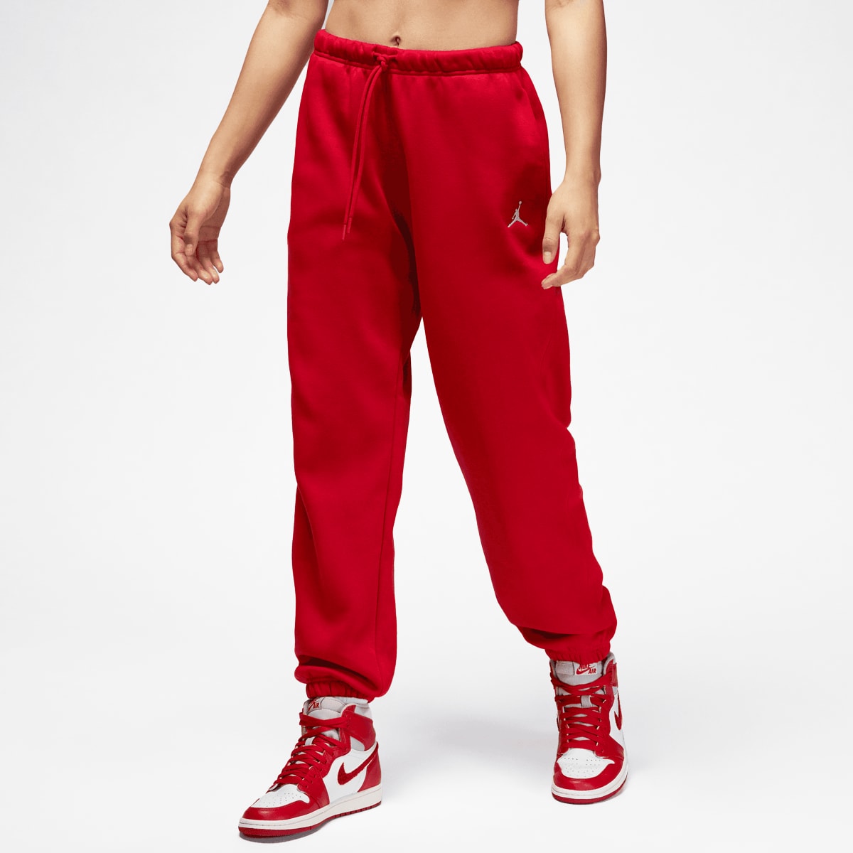 Jordan Brooklyn Fleece Pant 24 women Trainingsbroeken rood Maat L Kleding