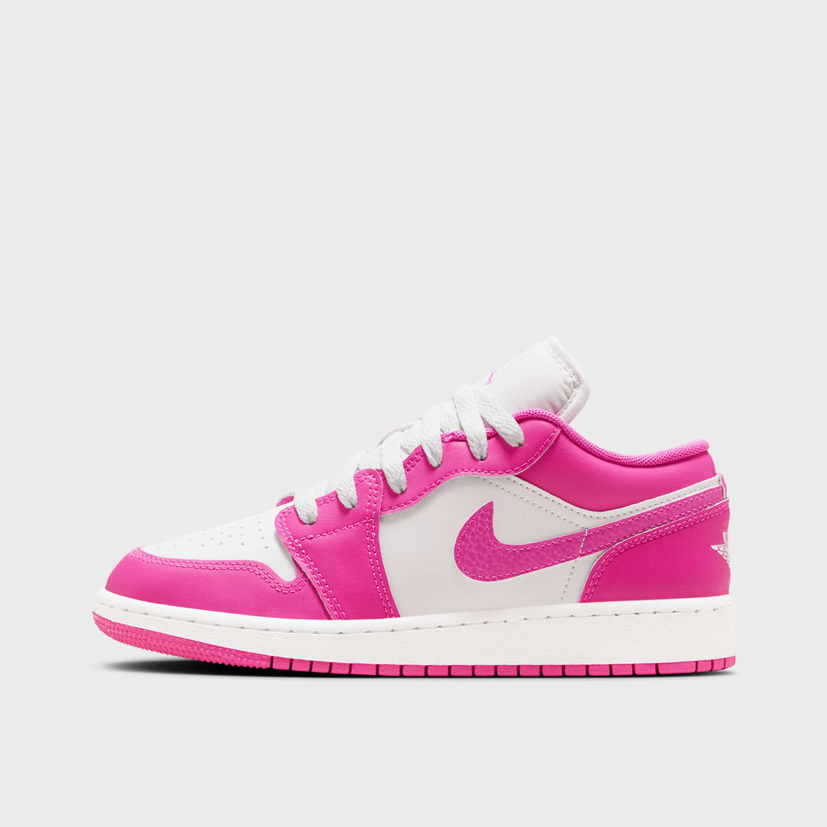 Air Jordan 1 Low (GS) fire pink/iris whisper/white, Jordan, Footwear, en rose, taille: 40