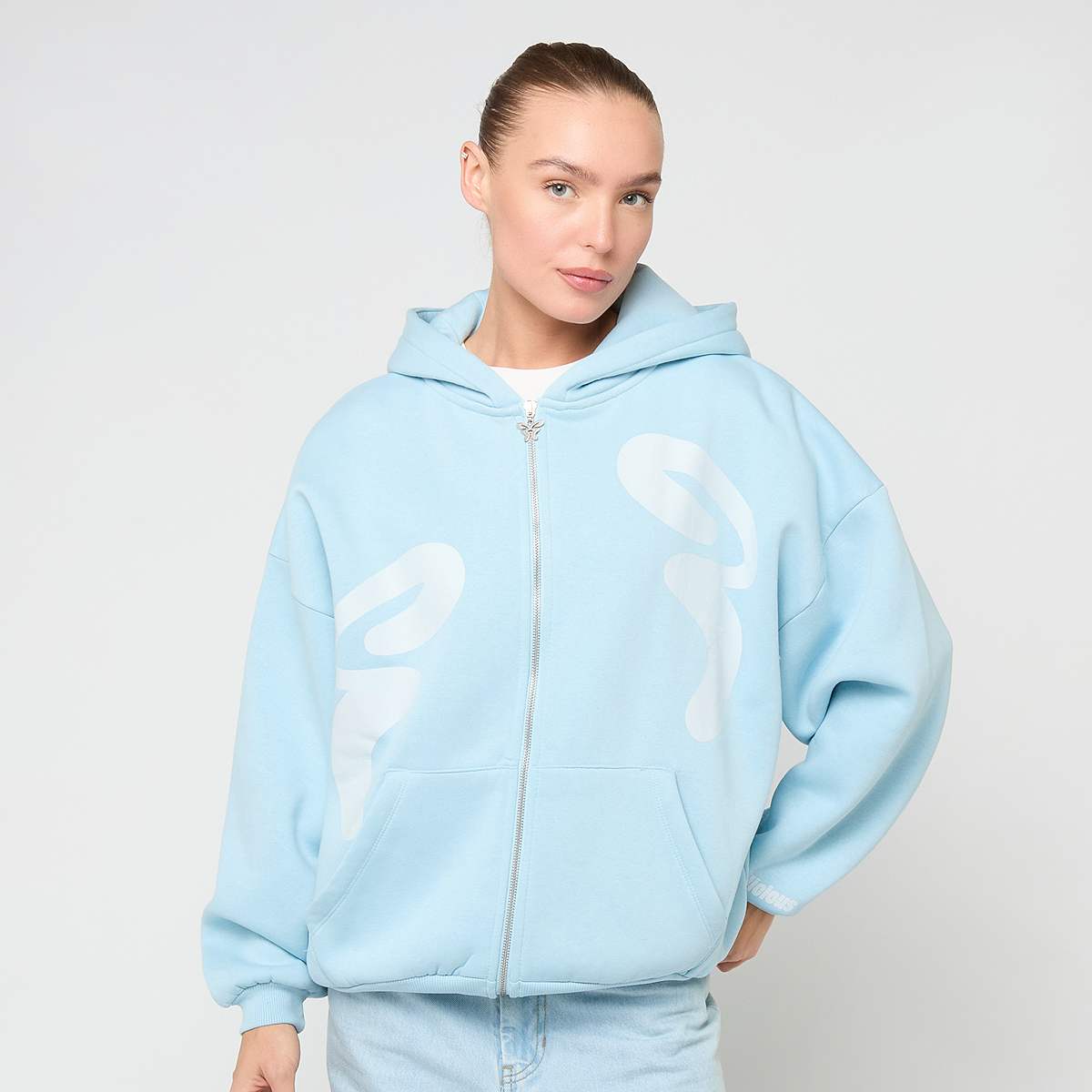 Felicious, Feli Oversized Sweatjacket, blue