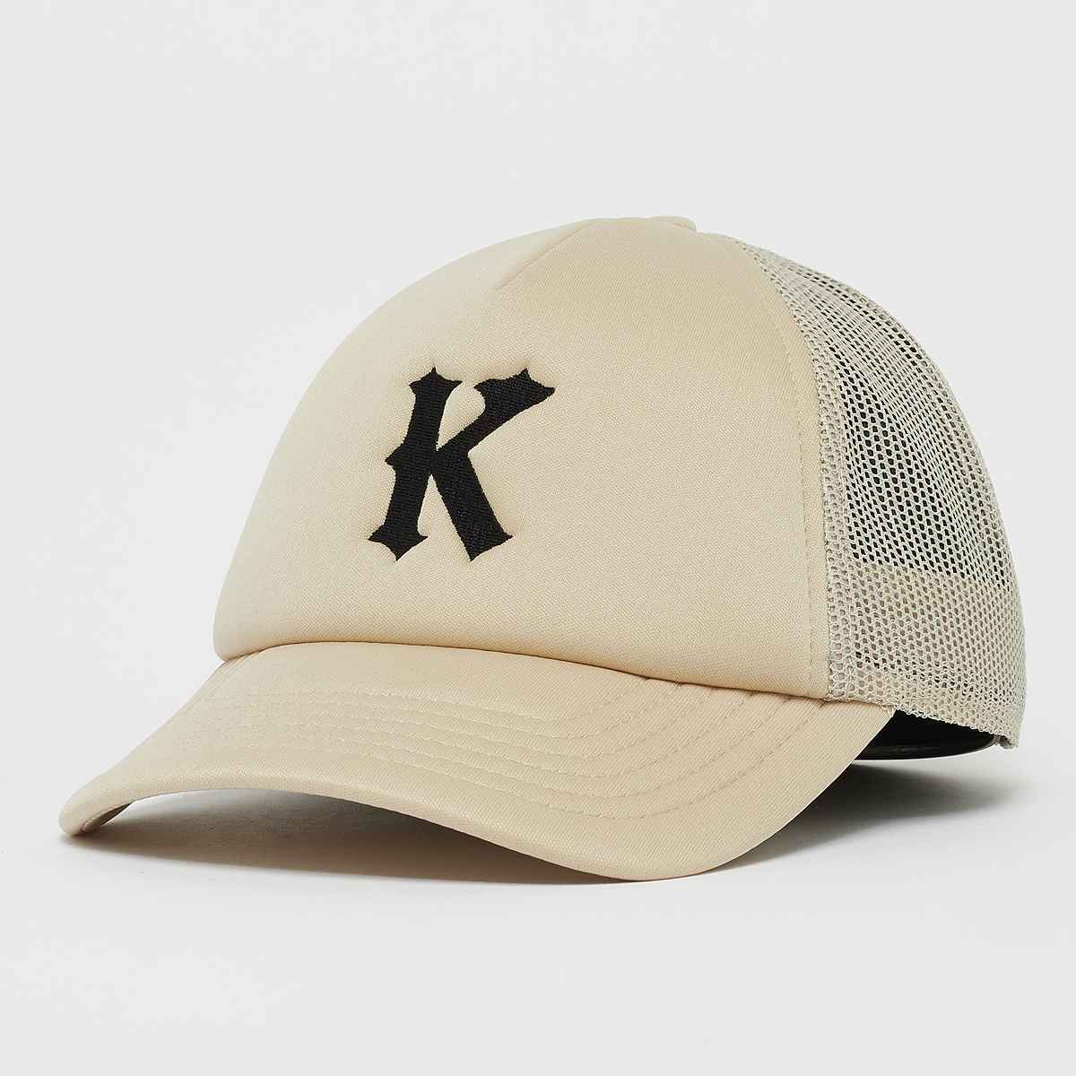 Karl Kani Embroidery Trucker Cap Unisex Caps beige Maat ONE SIZE Accessoires