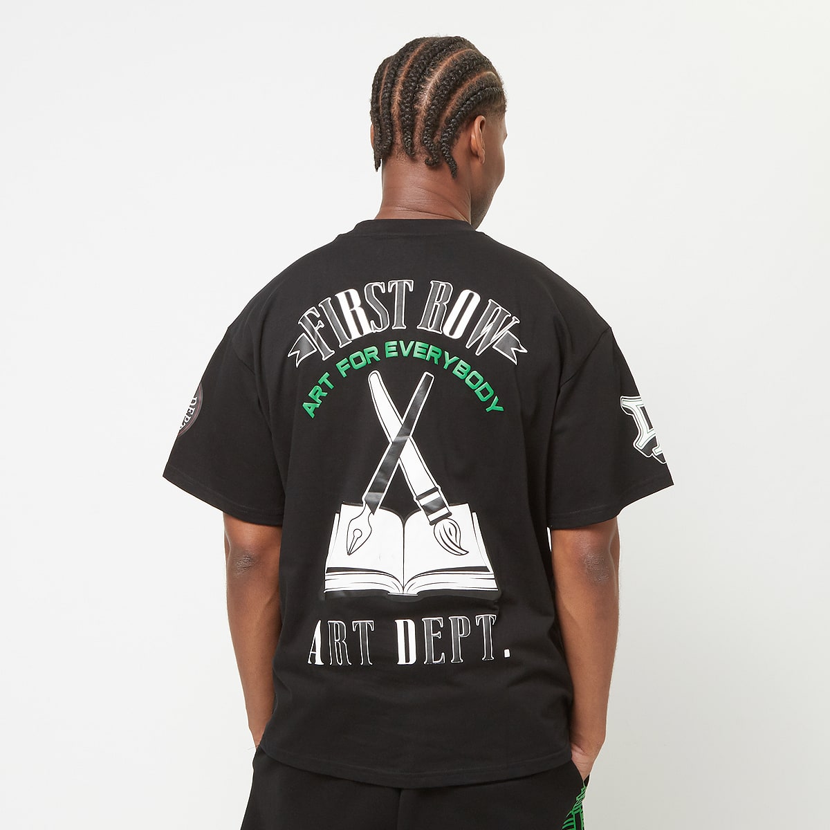 First Row Art Dept Tee T-Shirts & Polo's in zwart formaten: M