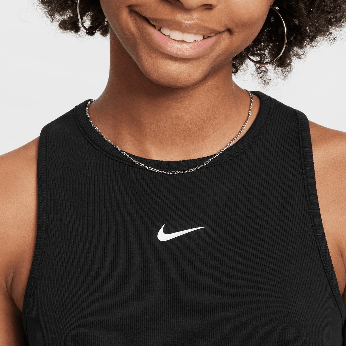 Nike Sportswear Rib Tank Dance unisex Tanktops & Tops zwart Maat M Kleding