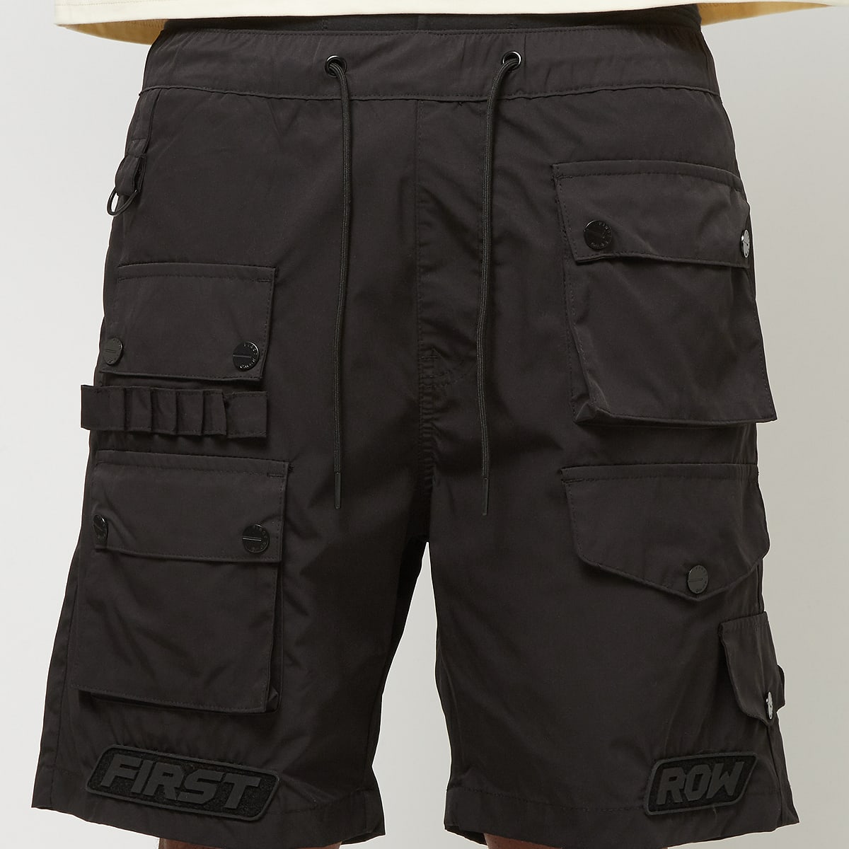 First Row Utility Cargo Shorts Men zwart Maat S Kleding
