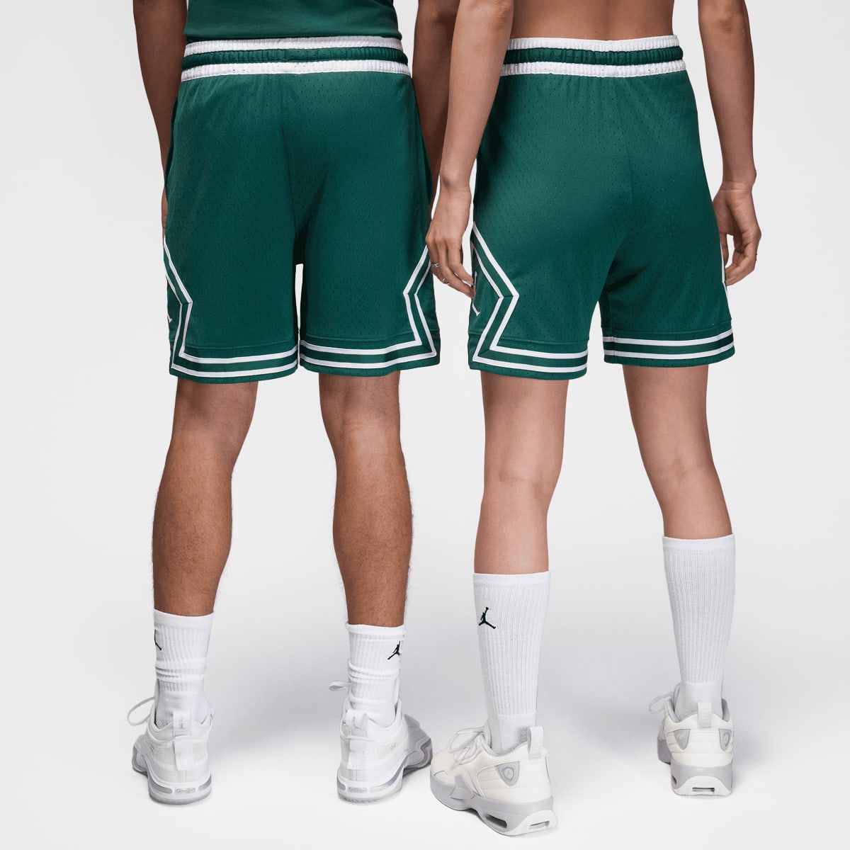 Jordan Dry Fit Sport Diamond Short Sportshorts in groen formaten: S