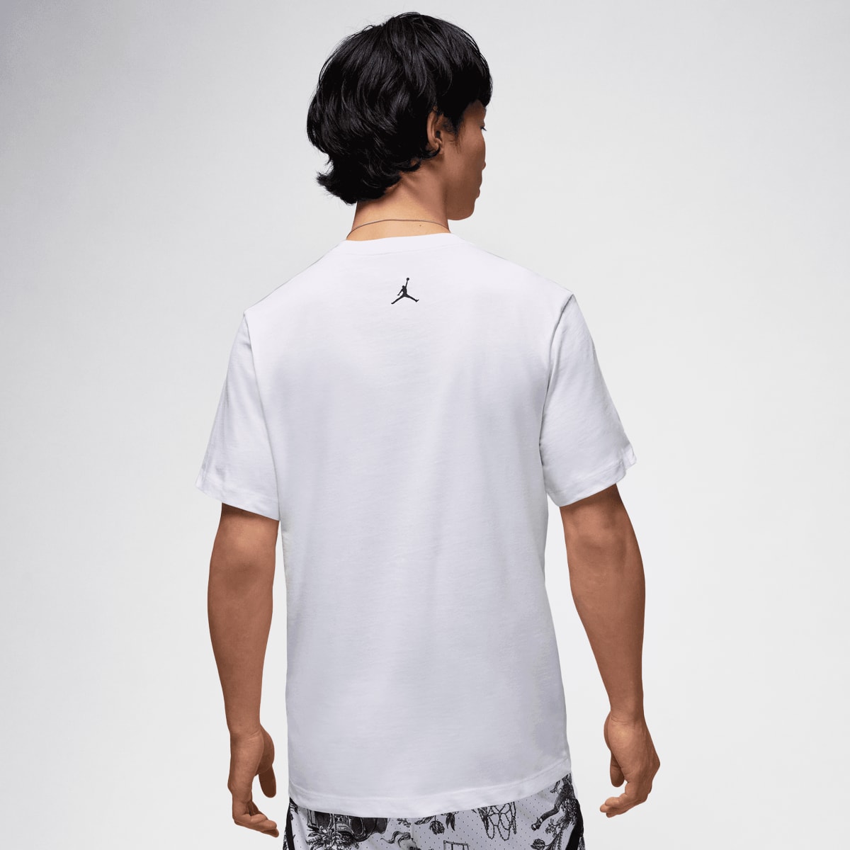 Jordan Sport JM Dry Fit Shortsleeve Crew T-Shirts & Polo's in wit formaten: S