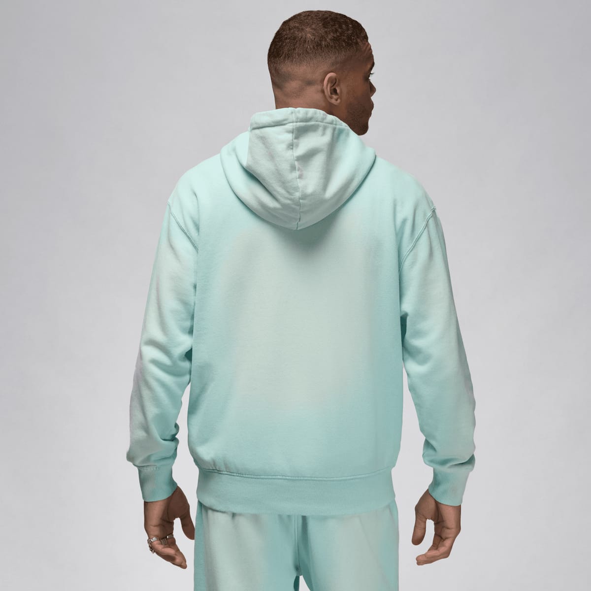 Jordan Flight Washed Fleece Hoodie men Hoodies & Sweaters turkoois Maat S Kleding
