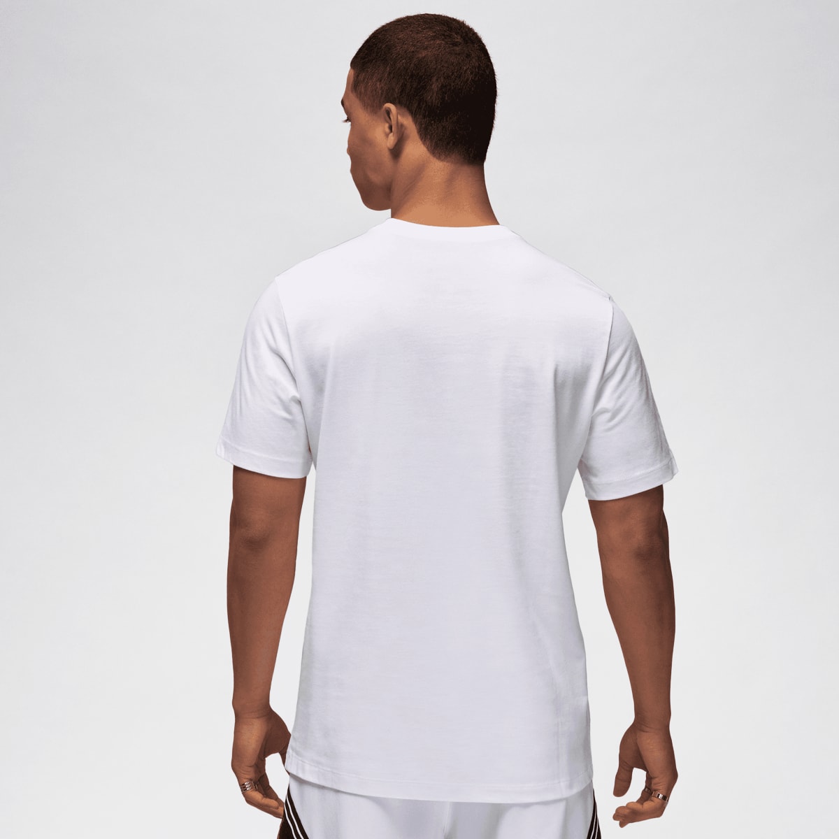 Jordan Air Stretch Shortsleeve Crew T-Shirts & Polo's in wit formaten: XL