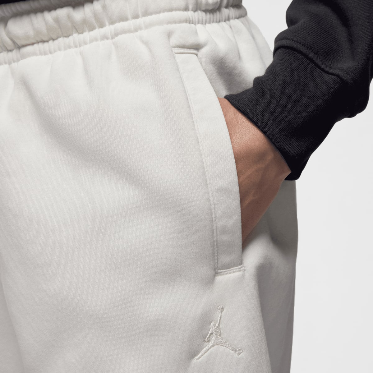 Jordan MVP High-Brand-Read Fleece Pants men Trainingsbroeken beige Maat S Kleding
