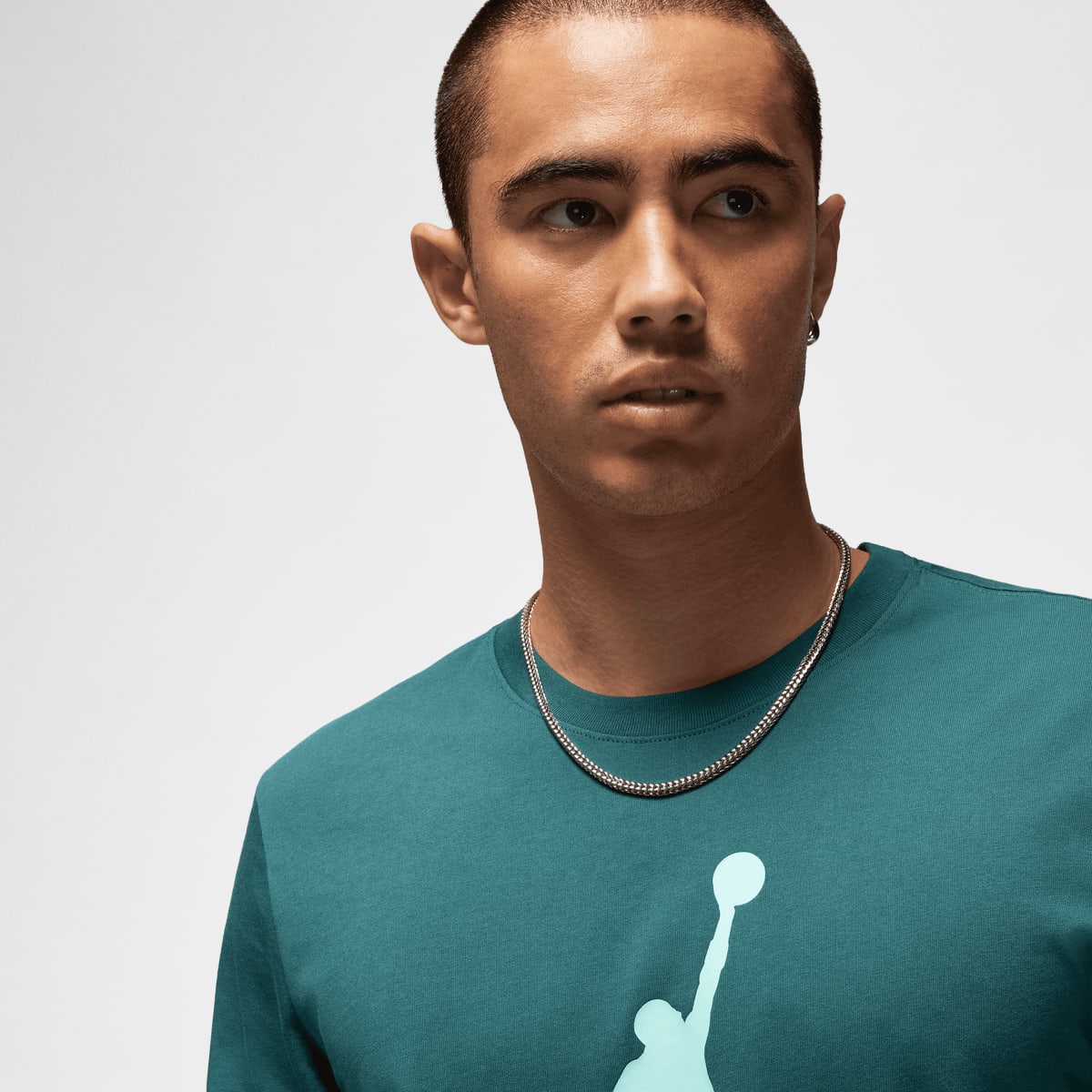 Jordan Jumpman Flight T-Shirts & Polo's in groen formaten: S