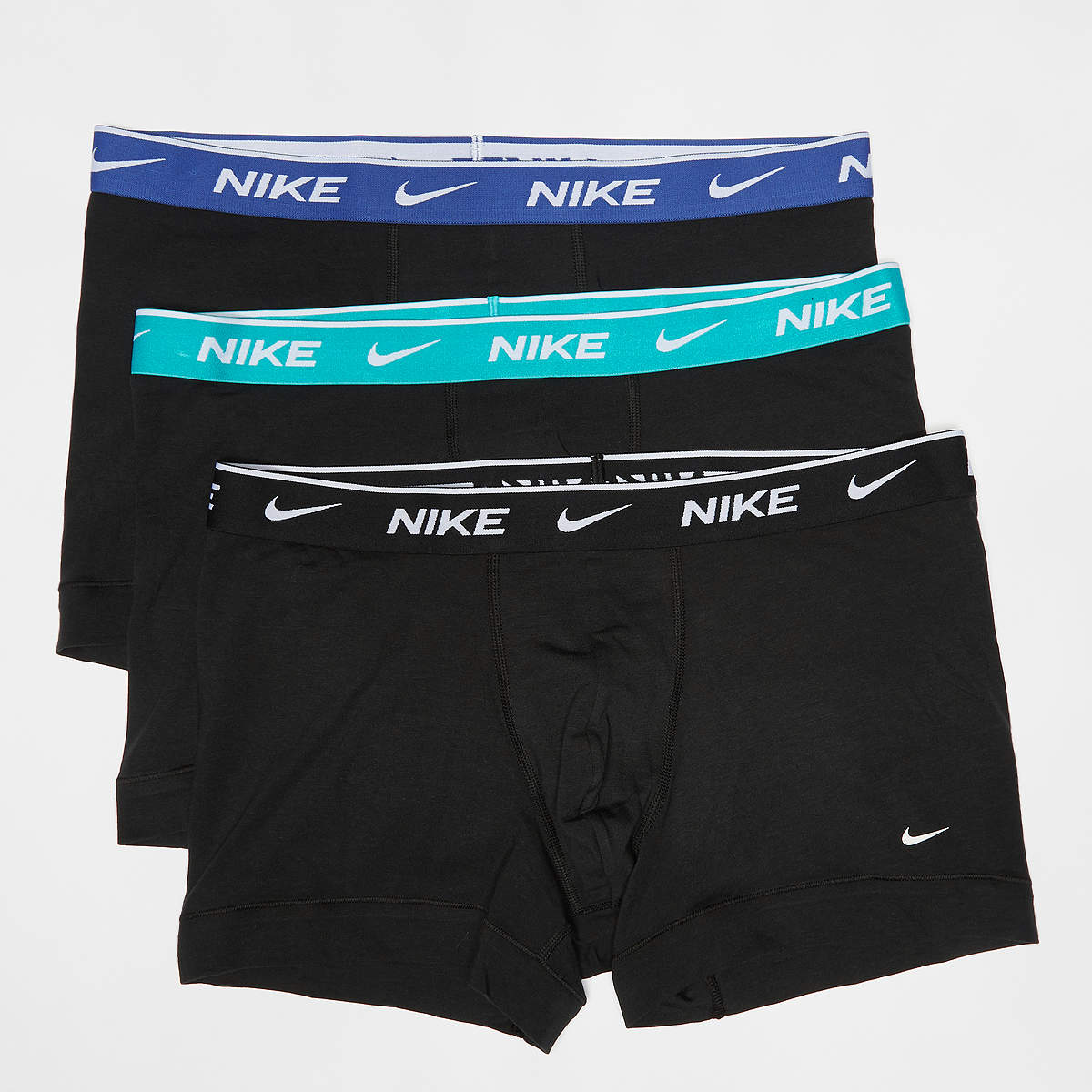 Nike, 3 PACK - Everyday Cotton Stretch Trunk, black