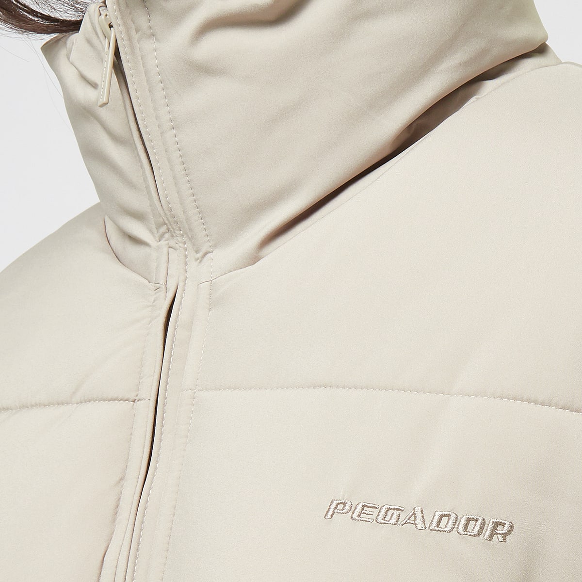 Pegador Jara Oversized Box Puffer Jacket Puffer jackets in beige formaten: XS