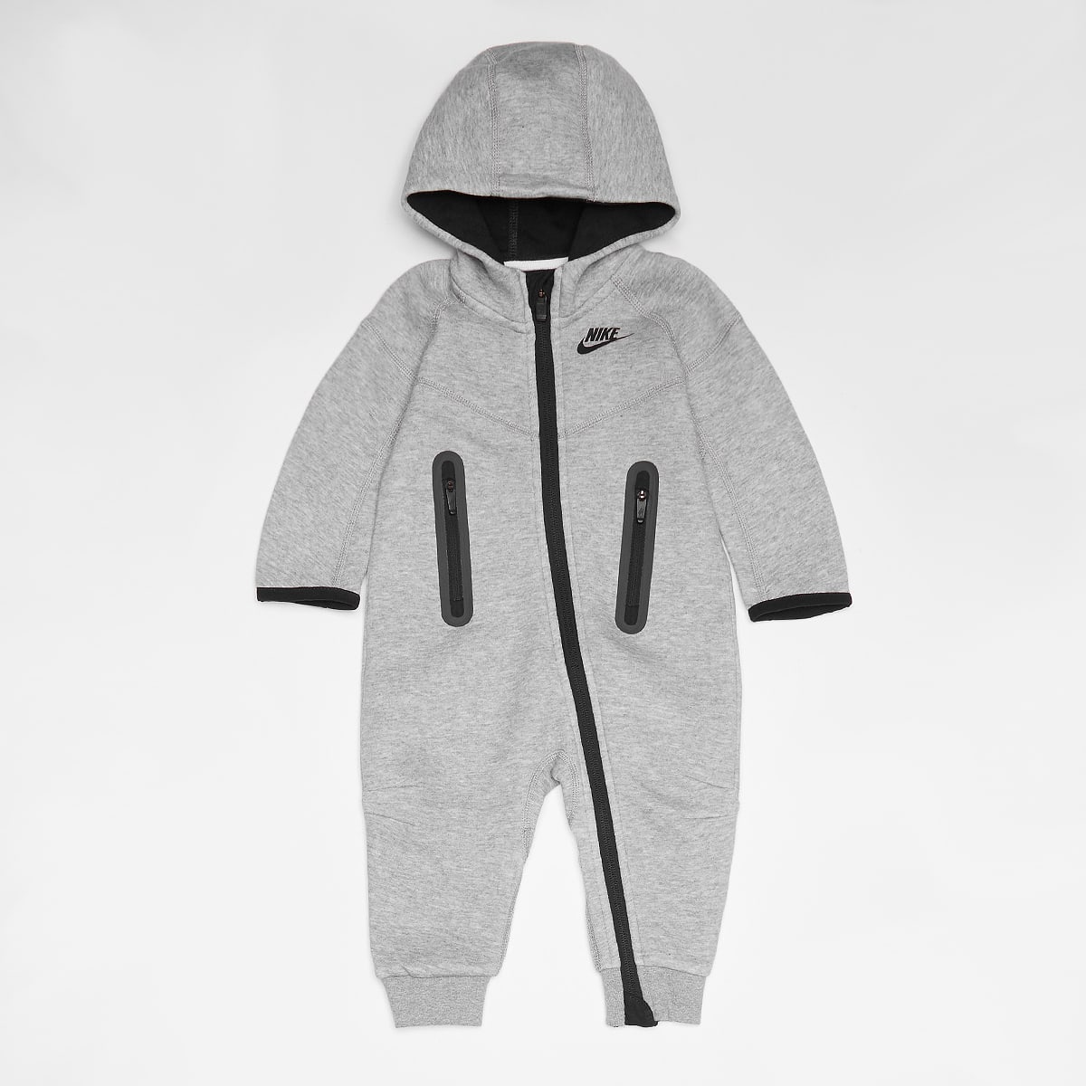 JUNIOR N NSW TECH FLEECE COVERALL dk grey heather, Nike, Apparel, en gris, taille: 6 M