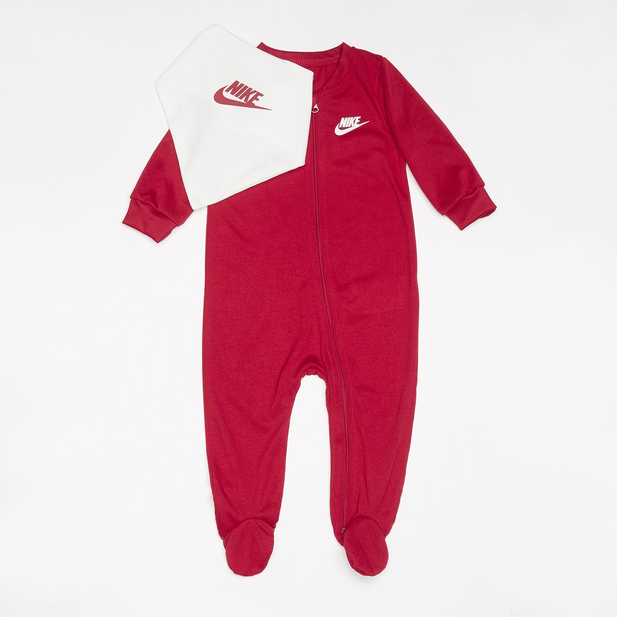 Unselected, Nike, Knit Sustainable Coverall Bib Set, red