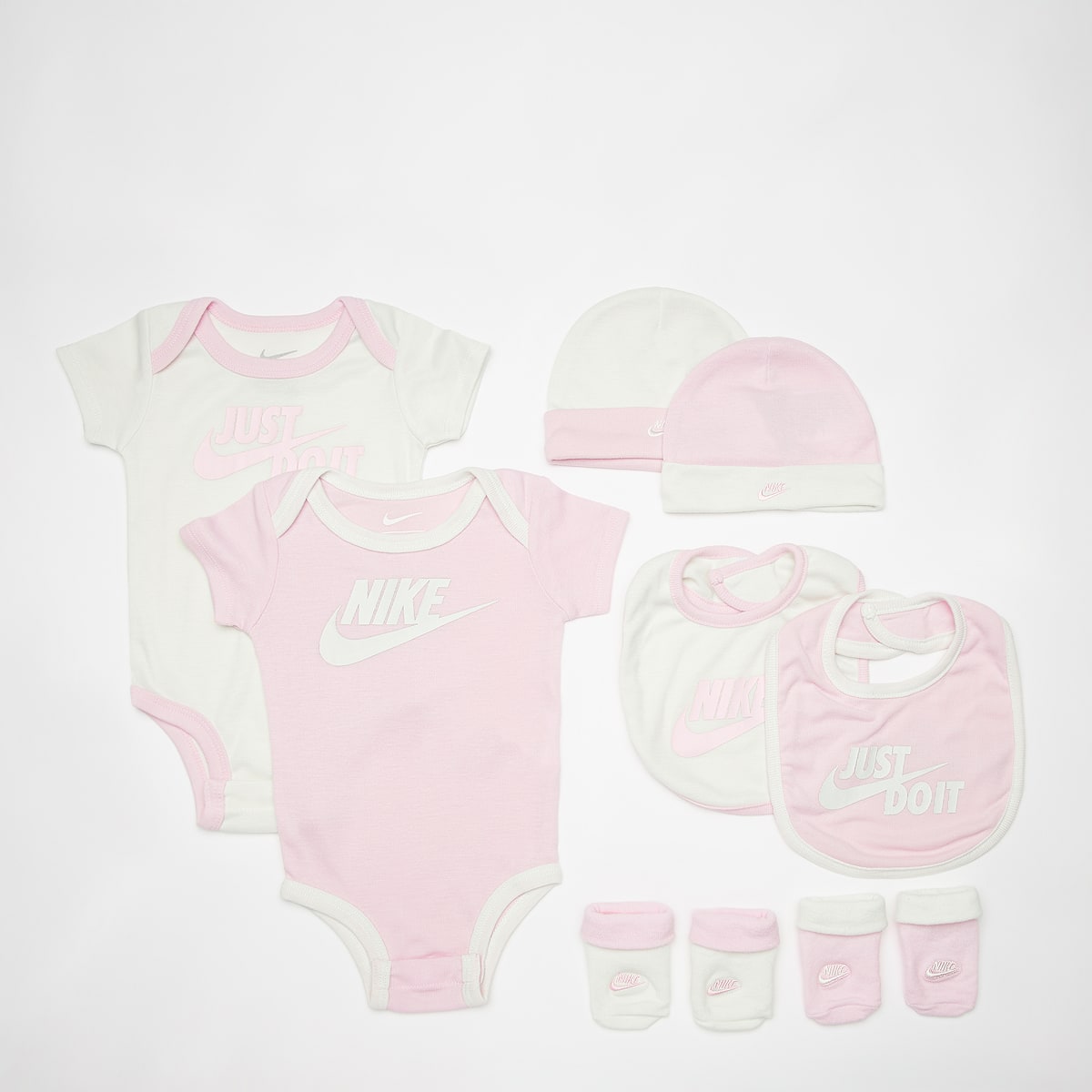 Nike Gift Set (8 Piece) unisex Baby Rompers & Sets lichtroze Maat 6M-12M Kleding
