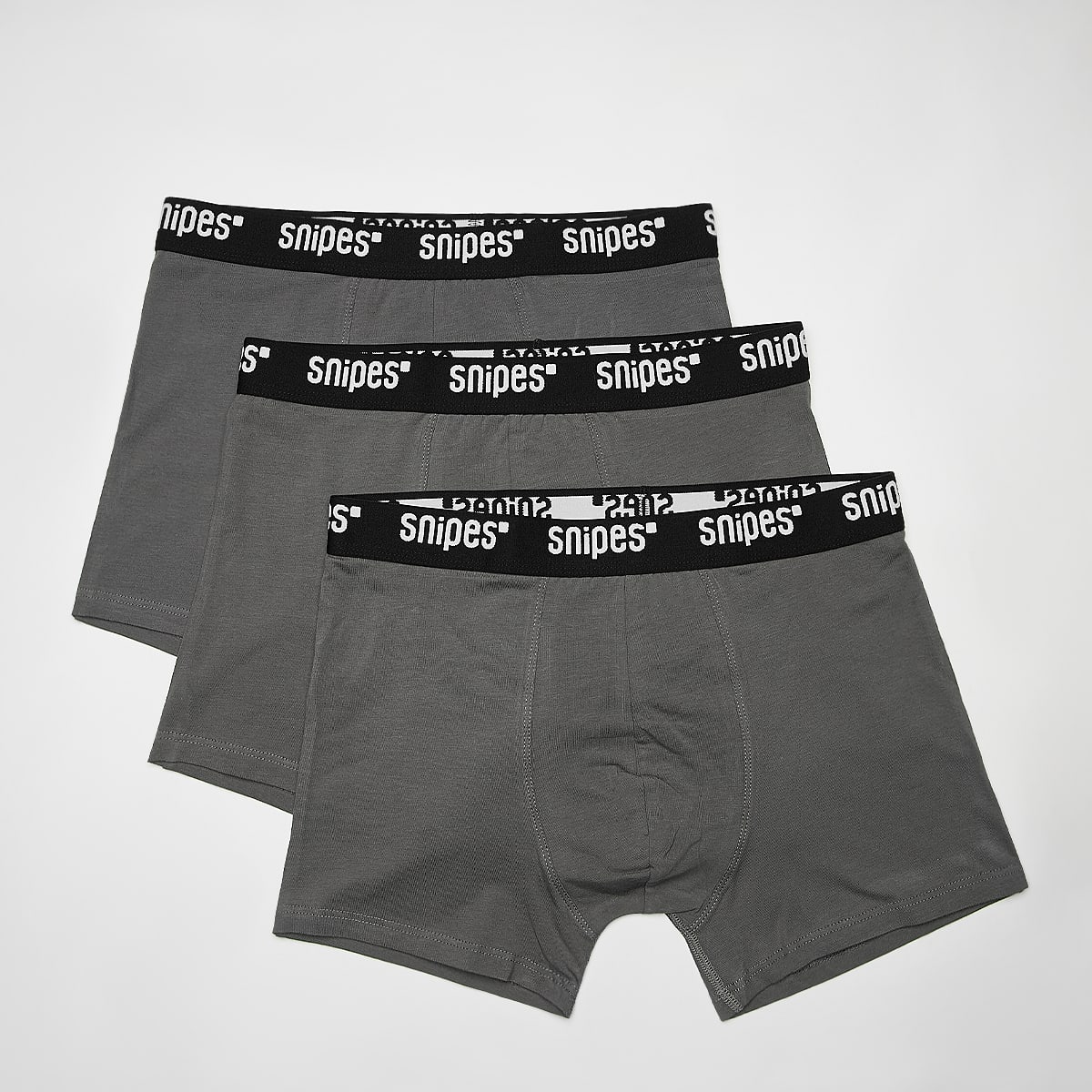 SNIPES 3 PACK Black Tape Boxershorts Men Onderbroeken grijs Maat L Kleding