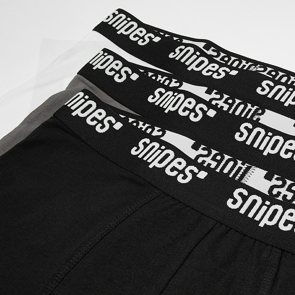 SNIPES 3 PACK Black Tape Briefs Boxershorts men Onderbroeken multicolor Maat S Kleding