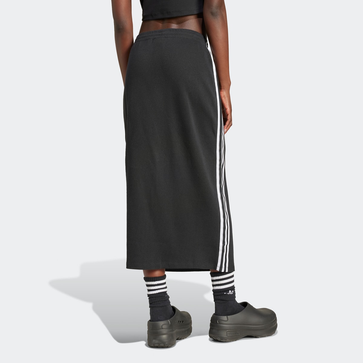 adidas Originals Knitted Skirt women Jurken & Rokken zwart Maat XS Kleding